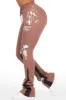 Filipa Mocha Stacked Flare Pant sold by Rockstar Original
