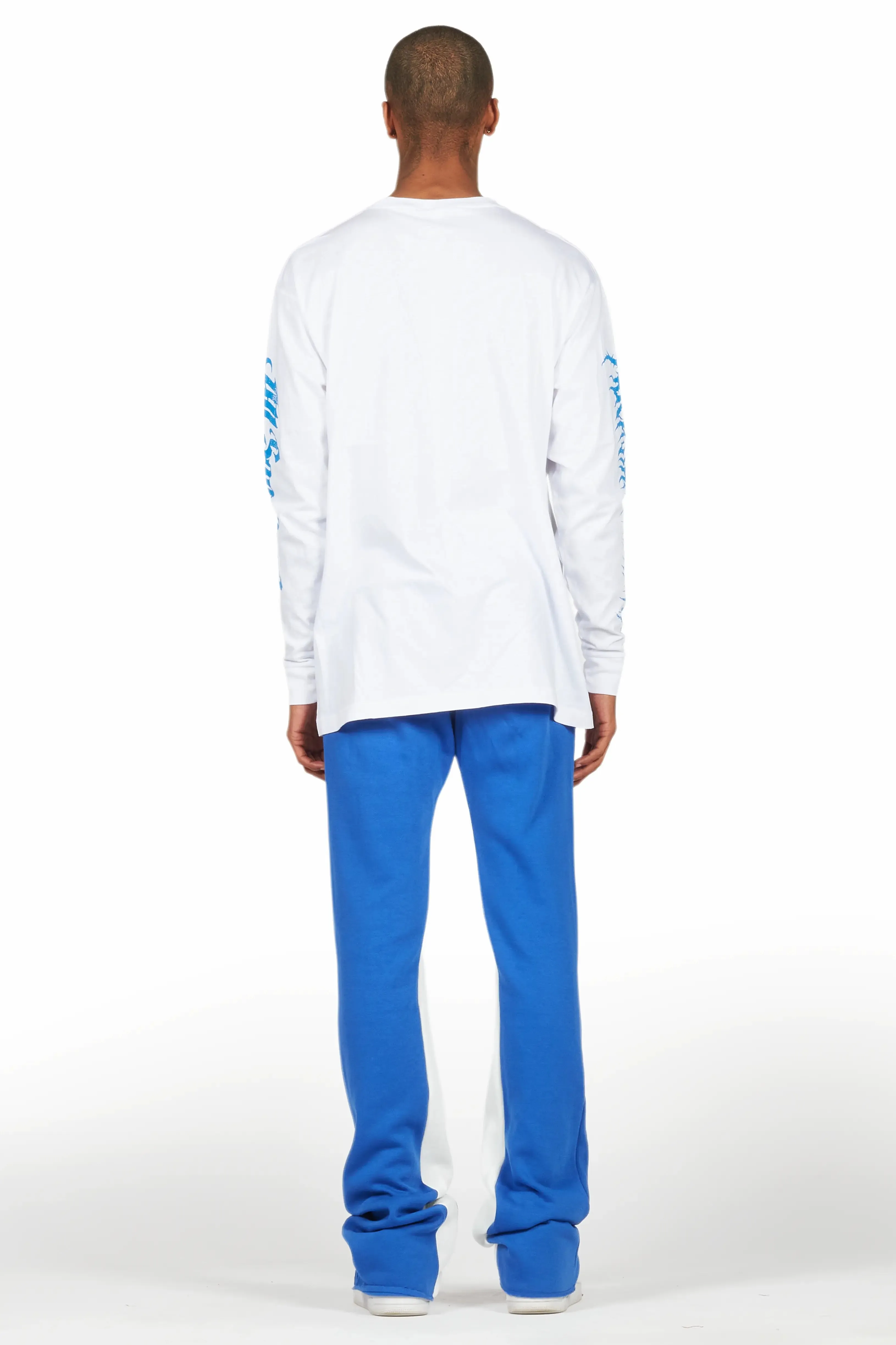 All Seeing Eyes White/Royal Long Sleeve T-Shirt/Baggy Pant Set sold by Rockstar Original product image thumbnail 4