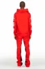 Racing Grung Red Hoodie/Baggy Track Pant Set sold by Rockstar Original
