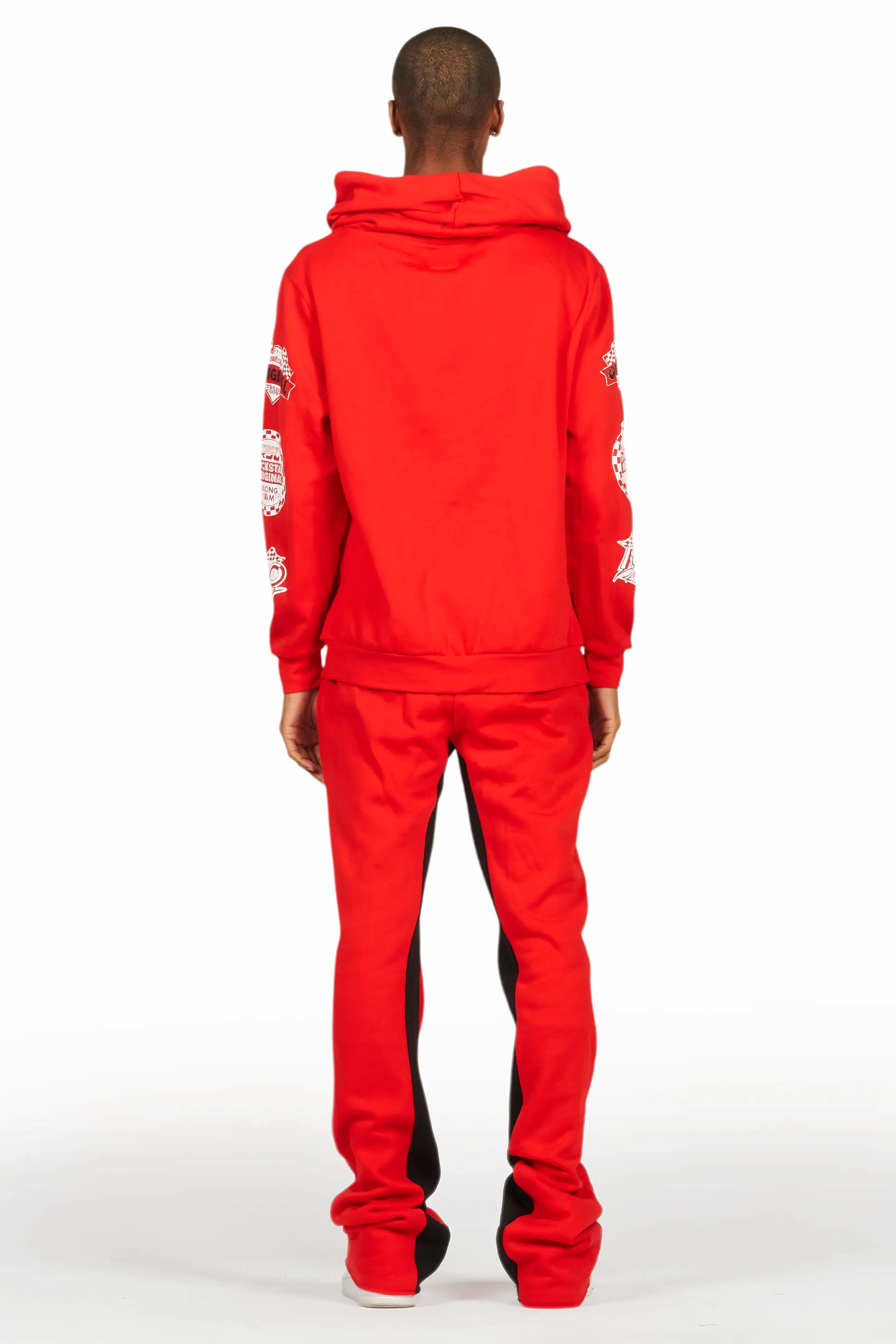 Racing Grung Red Hoodie/Baggy Track Pant Set sold by Rockstar Original product image thumbnail 4