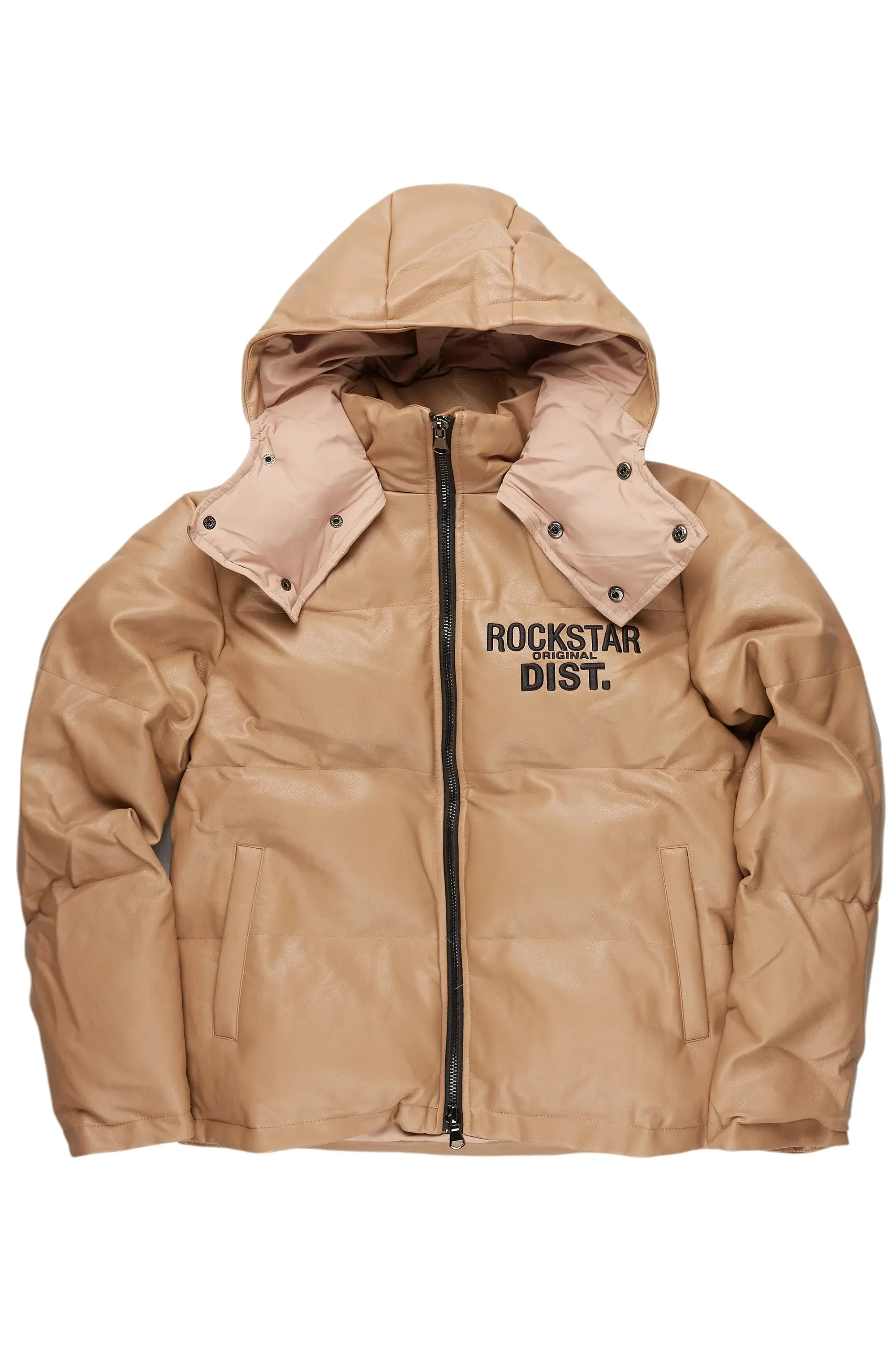 Kensen Beige Puffer Jacket sold by Rockstar Original