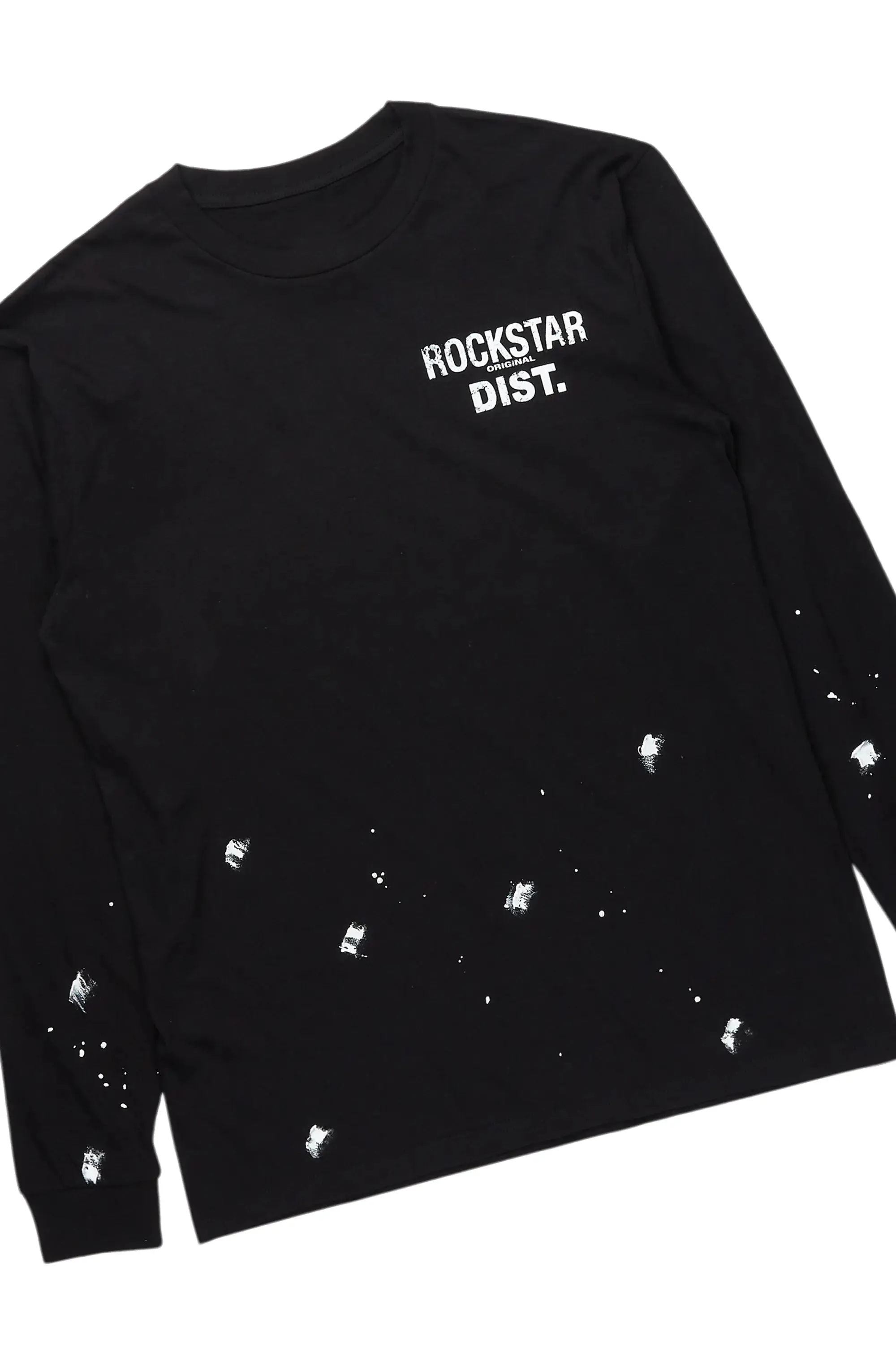 Raffer Black Long Sleeve T-Shirt/Baggy Pant Set sold by Rockstar Original product image thumbnail 2