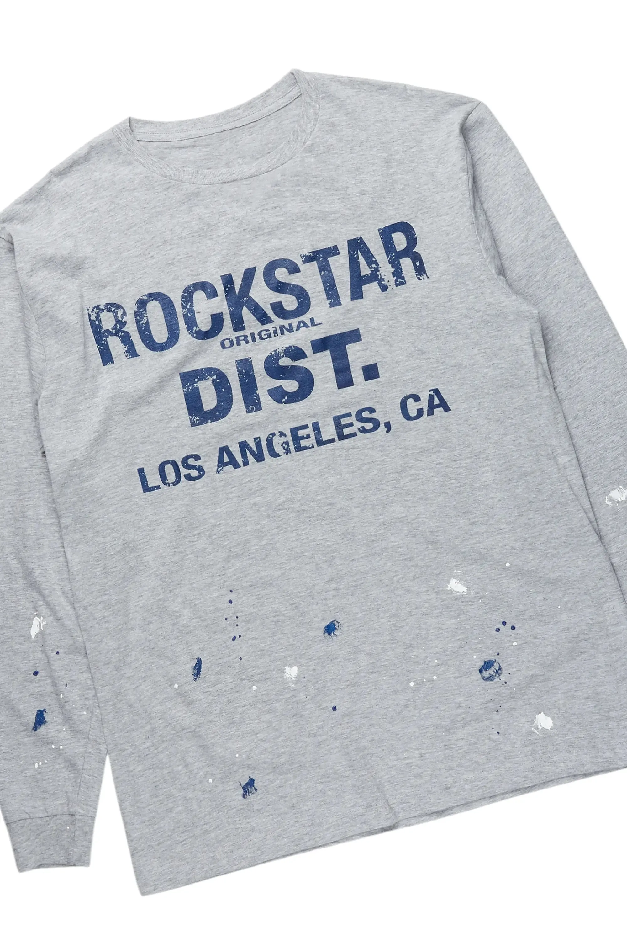 Scottie Heather Grey Long Sleeve T-Shirt/Baggy Pant Set sold by Rockstar Original product image thumbnail 2