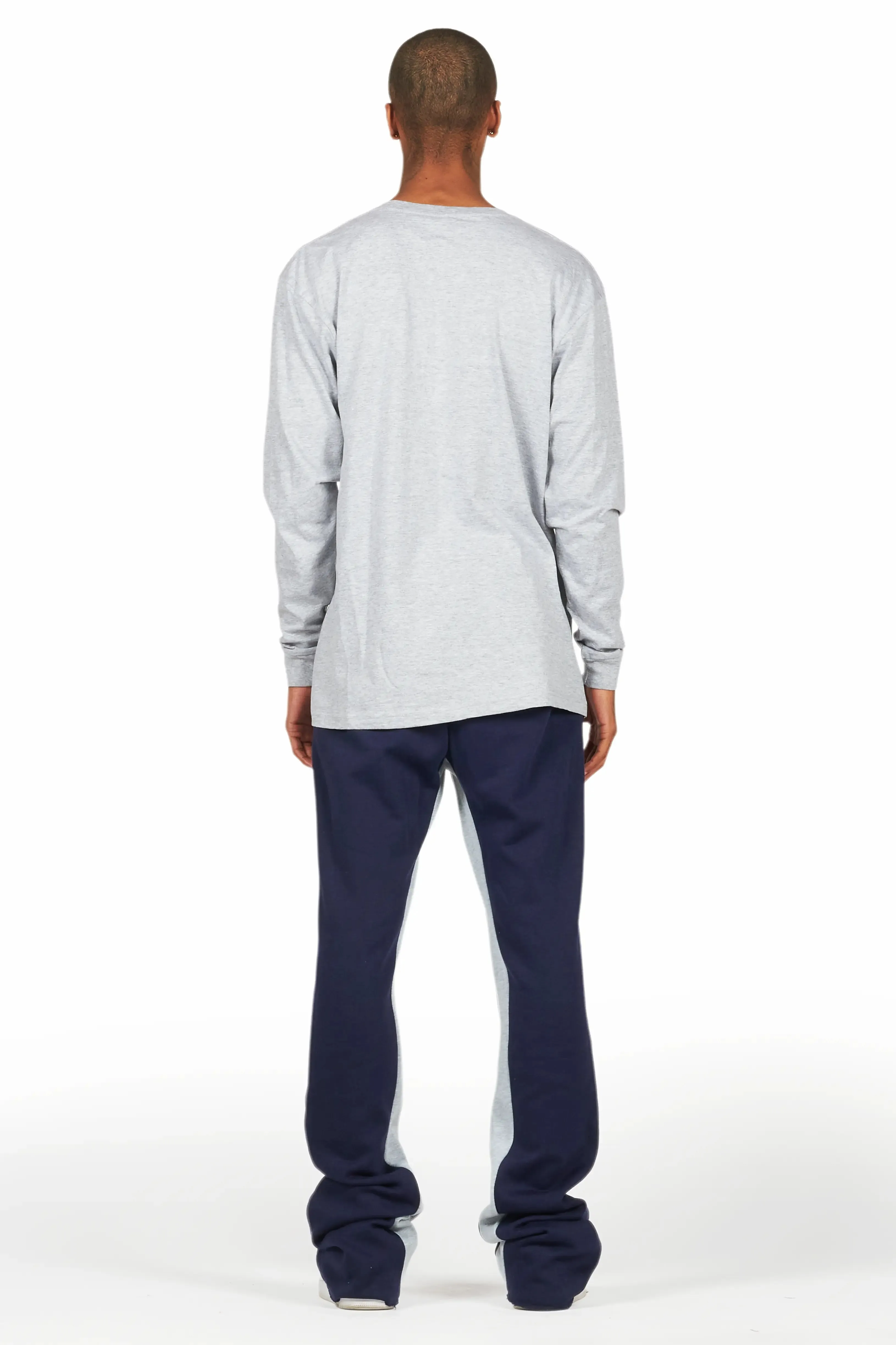 Briggs Heather Grey Long Sleeve T-Shirt/Baggy Pant Set sold by Rockstar Original product image thumbnail 4
