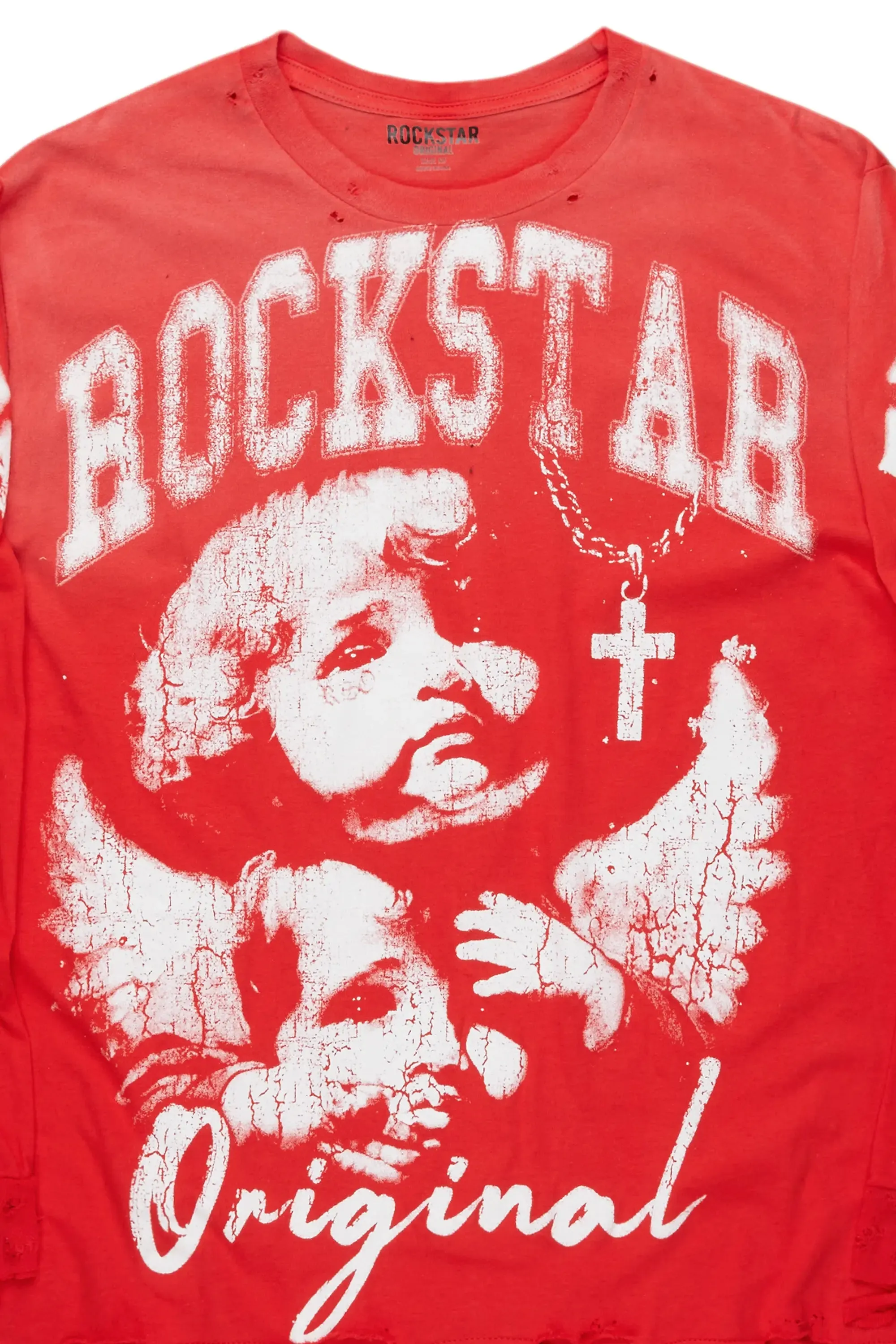 Jovala Red Long Sleeve T-Shirt sold by Rockstar Original product image thumbnail 2