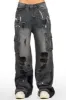 Mileah Black Baggy Cargo Jean sold by Rockstar Original