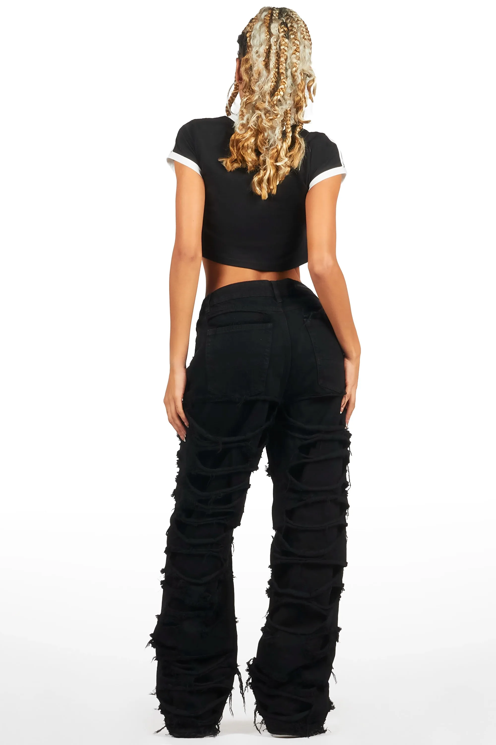 Luisa Black Baggy Jean sold by Rockstar Original product image thumbnail 5