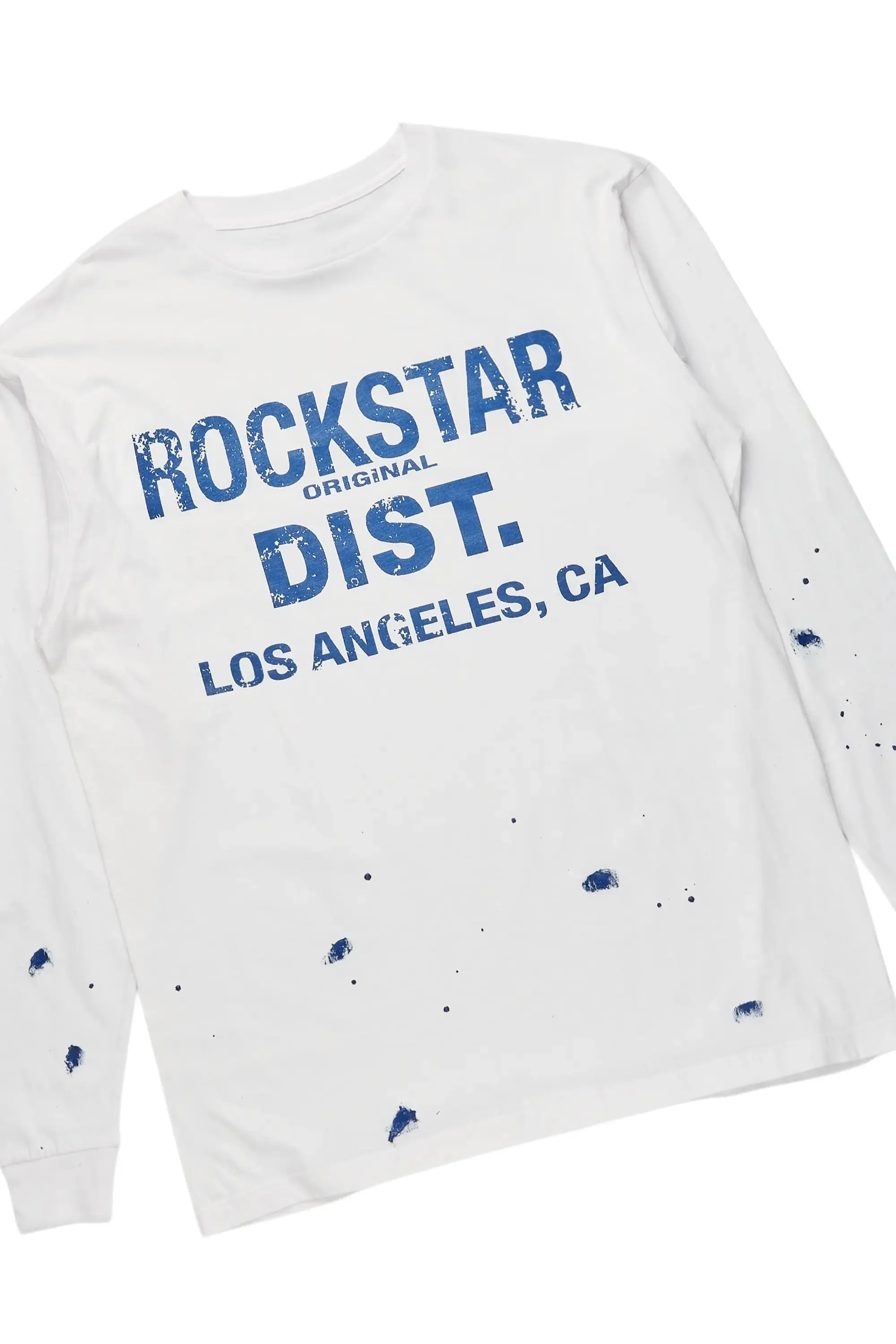 Scottie White/Royal Long Sleeve T-Shirt/Baggy Pant Set sold by Rockstar Original product image thumbnail 2