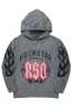 Boaz Heather Grey Graphic Mohair Hoodie sold by Rockstar Original