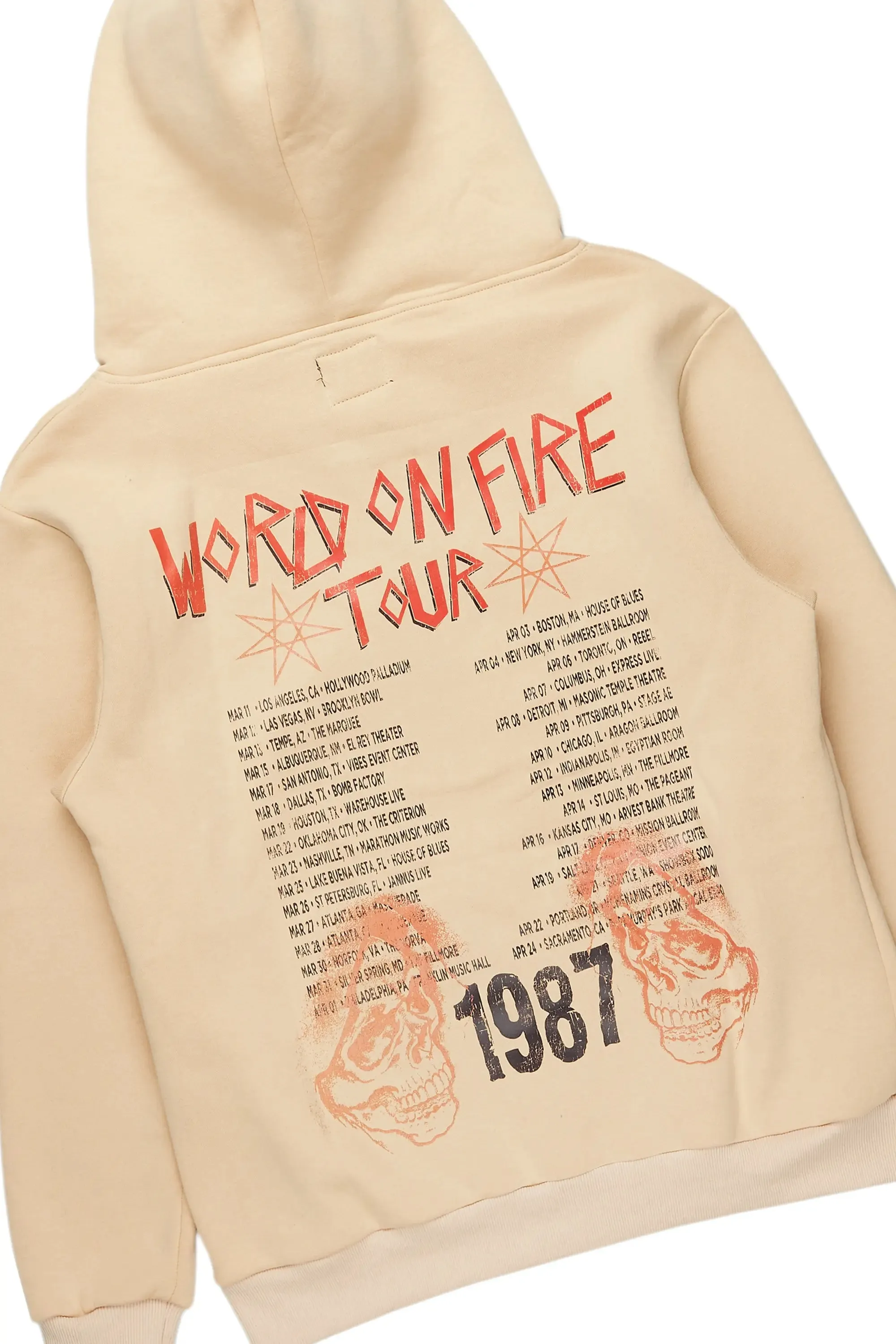 Barrett Sand Hoodie/Stacked Flare Jean Bundle sold by Rockstar Original product image thumbnail 3