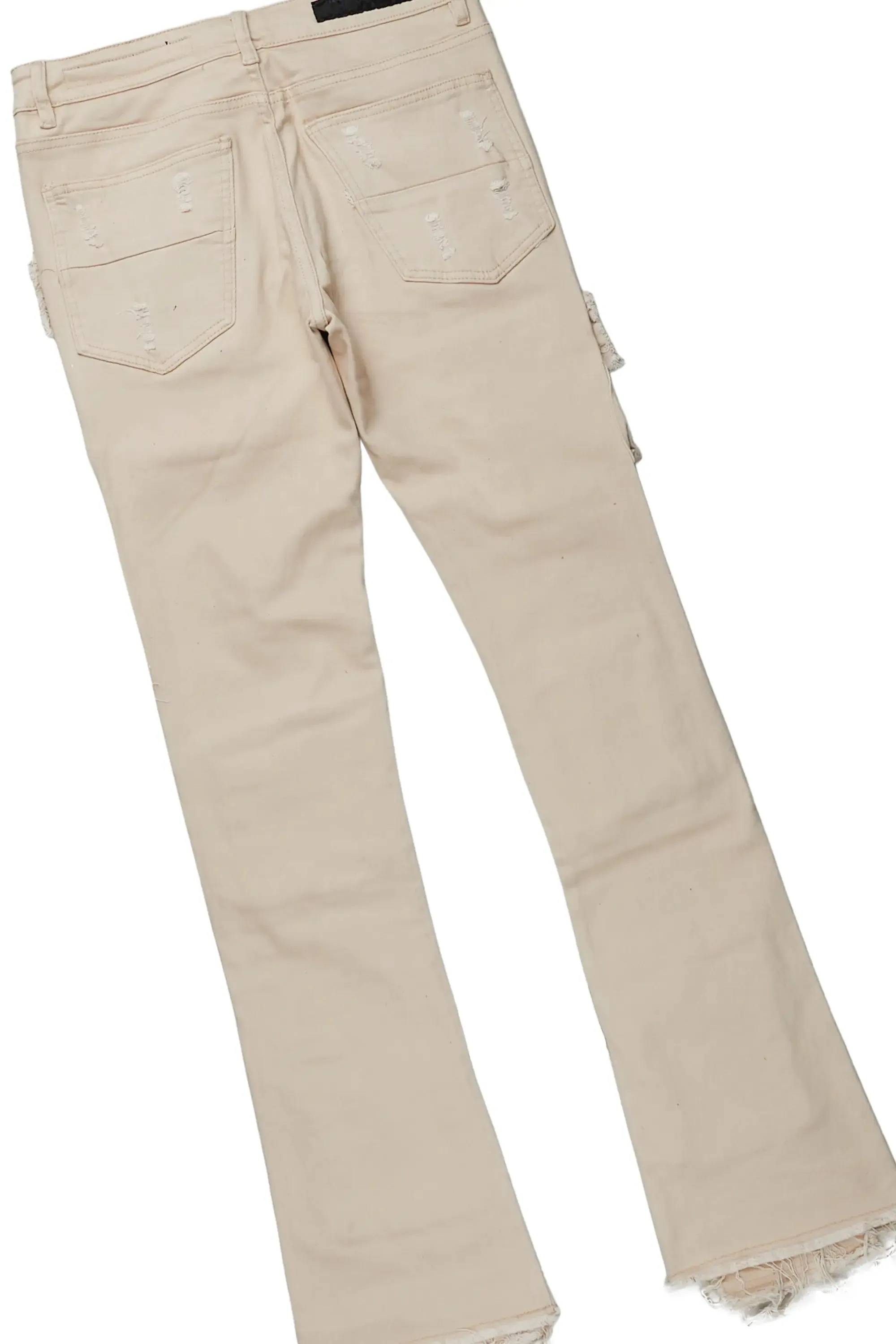 Barrett Sand Hoodie/Stacked Flare Jean Bundle sold by Rockstar Original product image thumbnail 5