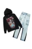 Barrett Black/Blue Hoodie/Baggy Fit Jean Bundle sold by Rockstar Original