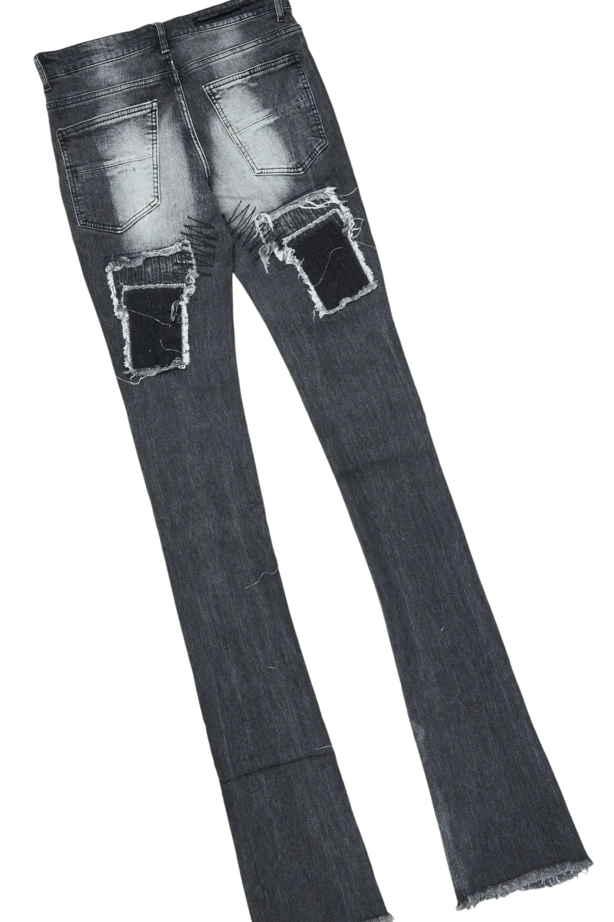 Barrett Black Hoodie/Super Stacked Flare Jean Bundle sold by Rockstar Original product image thumbnail 5