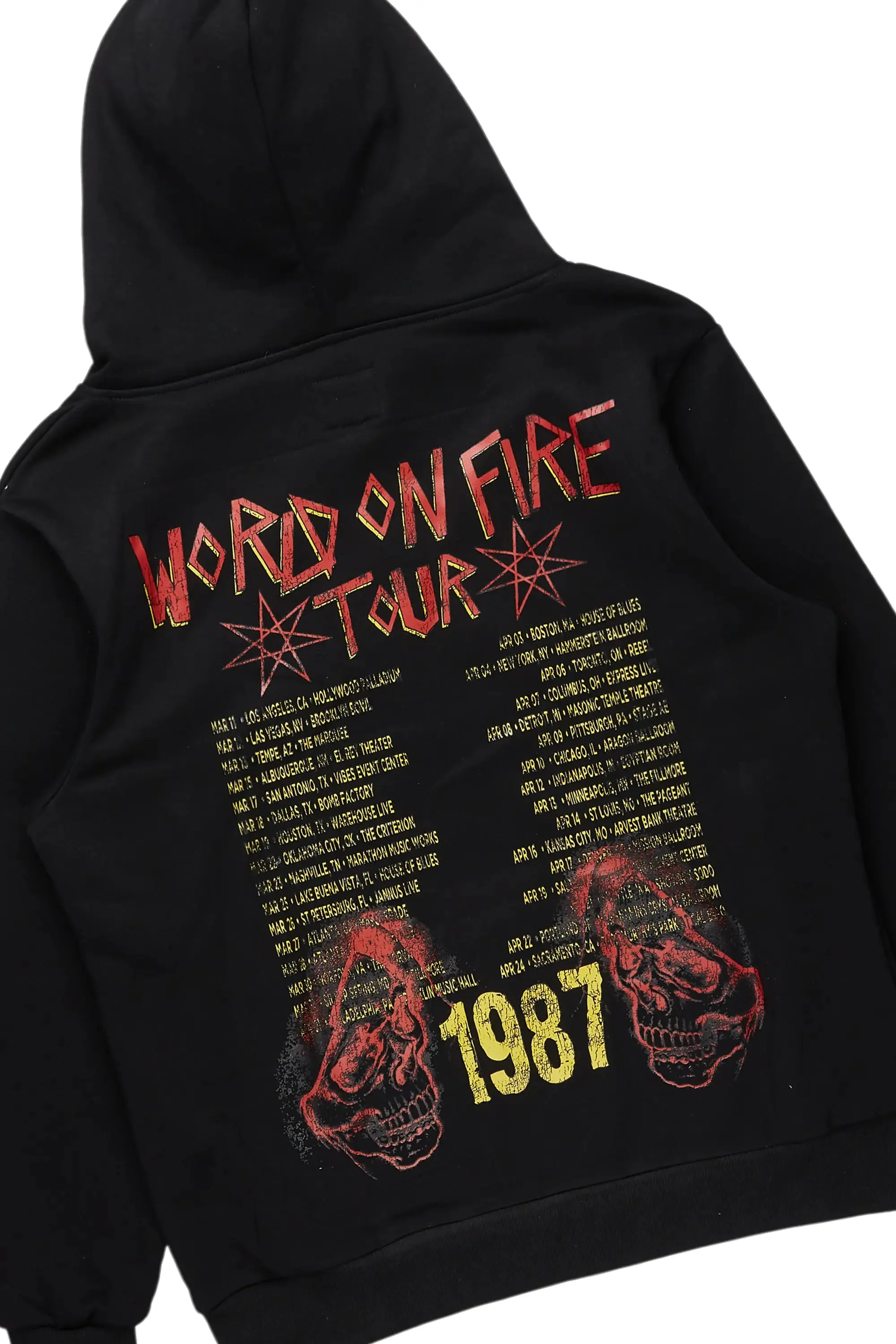 Barrett Black Hoodie/Super Stacked Flare Jean Bundle sold by Rockstar Original product image thumbnail 3