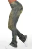Vicky Tinted Dark Wash Rhinestone Super Stacked Jean sold by Rockstar Original