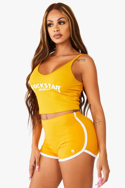 Grace Short Set - Mustard sold by Rockstar Original