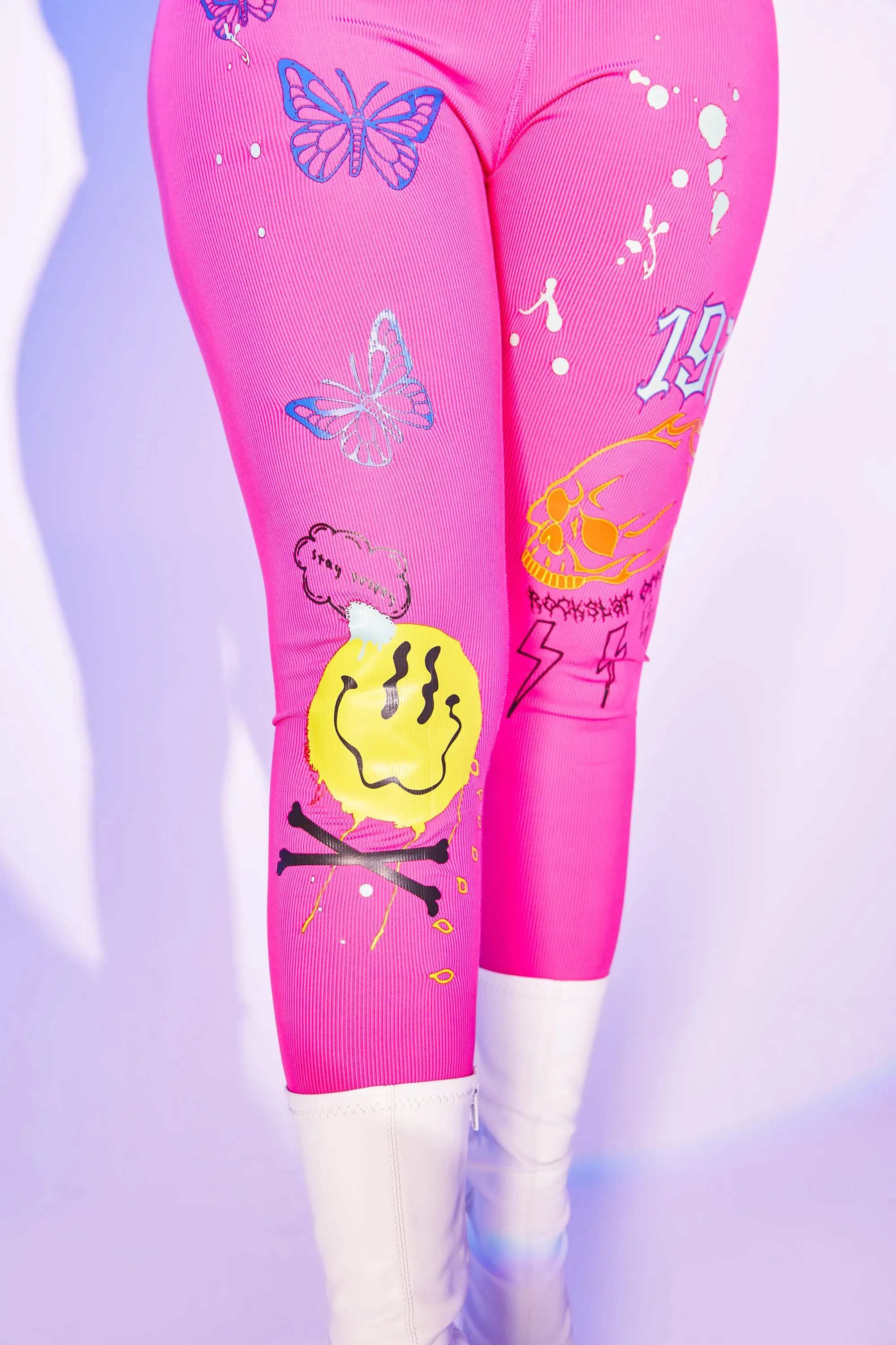 Finley Ribbed Active Set-Pink sold by Rockstar Original product image thumbnail 4