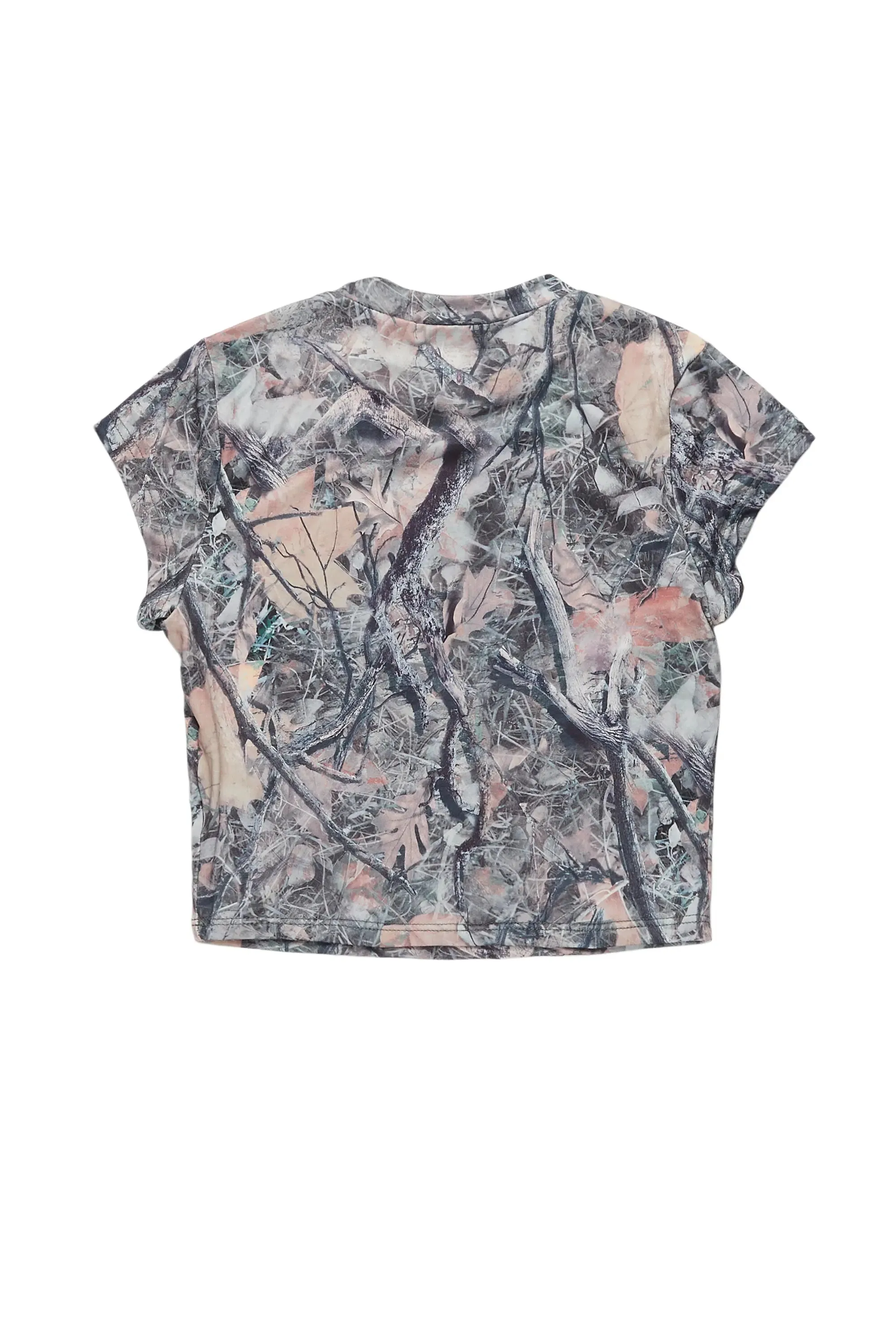 Dyneshia Tree Camo Crop T-Shirt sold by Rockstar Original product image thumbnail 3