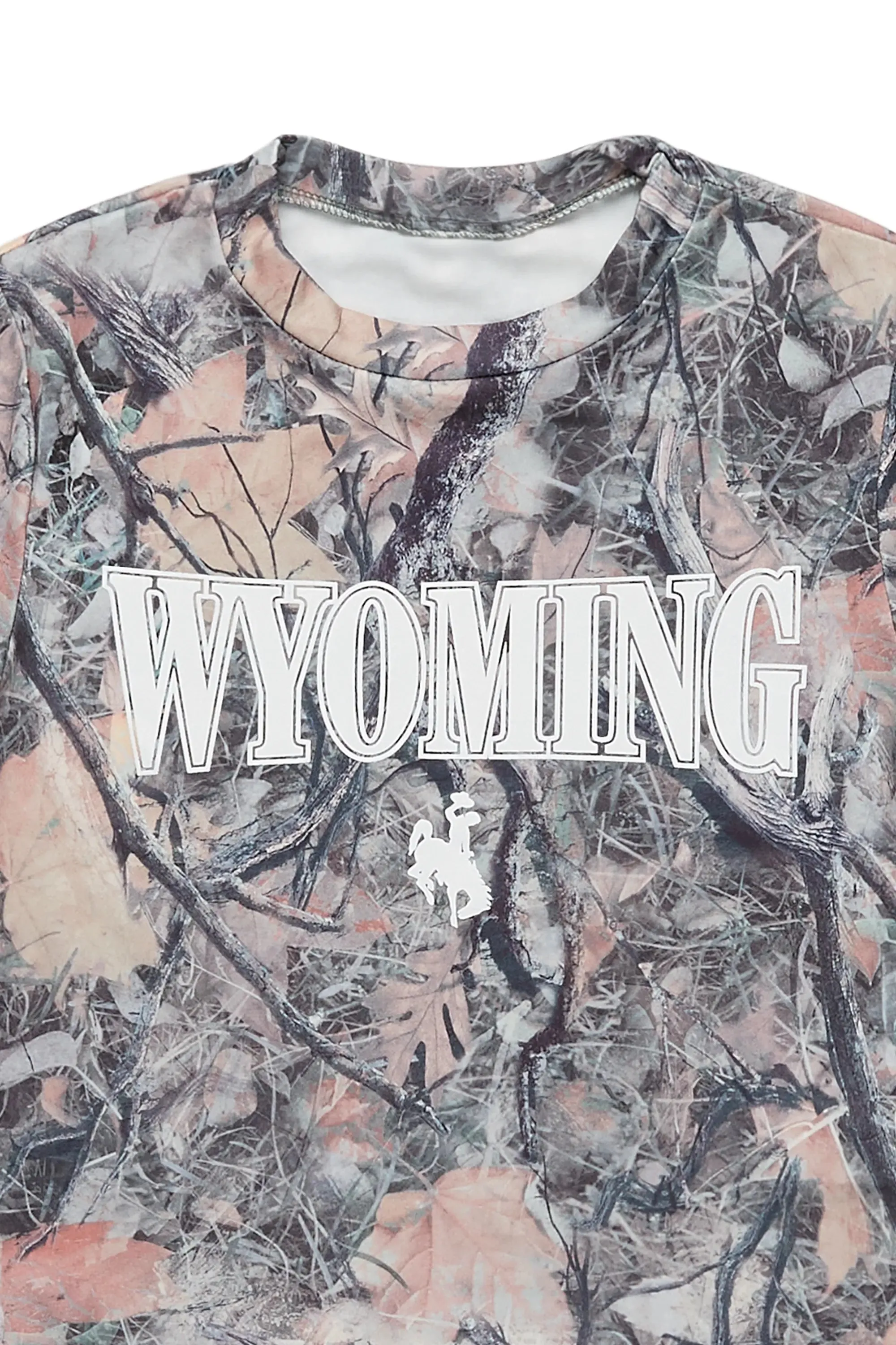 Dyneshia Tree Camo Crop T-Shirt sold by Rockstar Original product image thumbnail 2