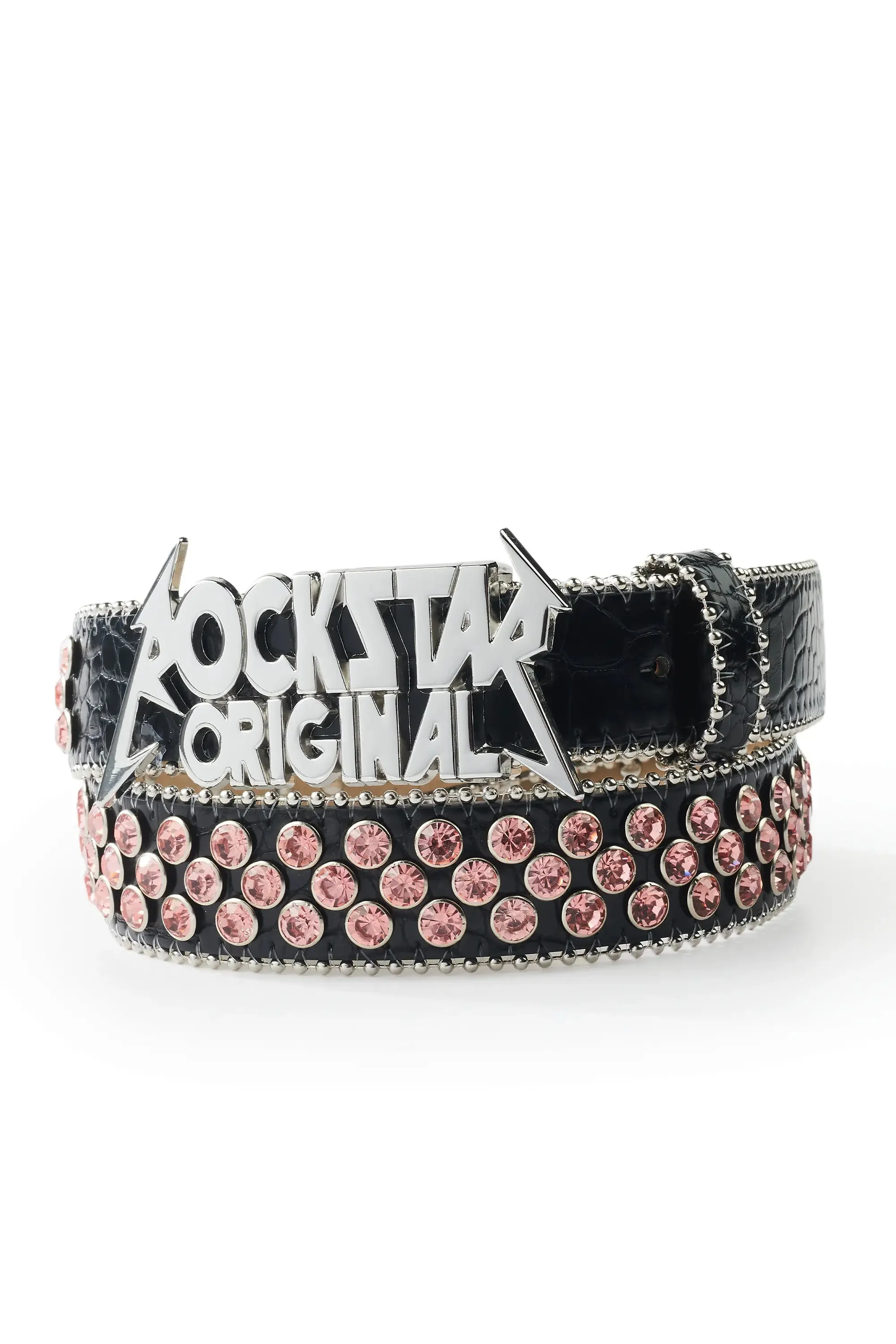 Blaze Rockstar Black/Pink Logo Belt sold by Rockstar Original