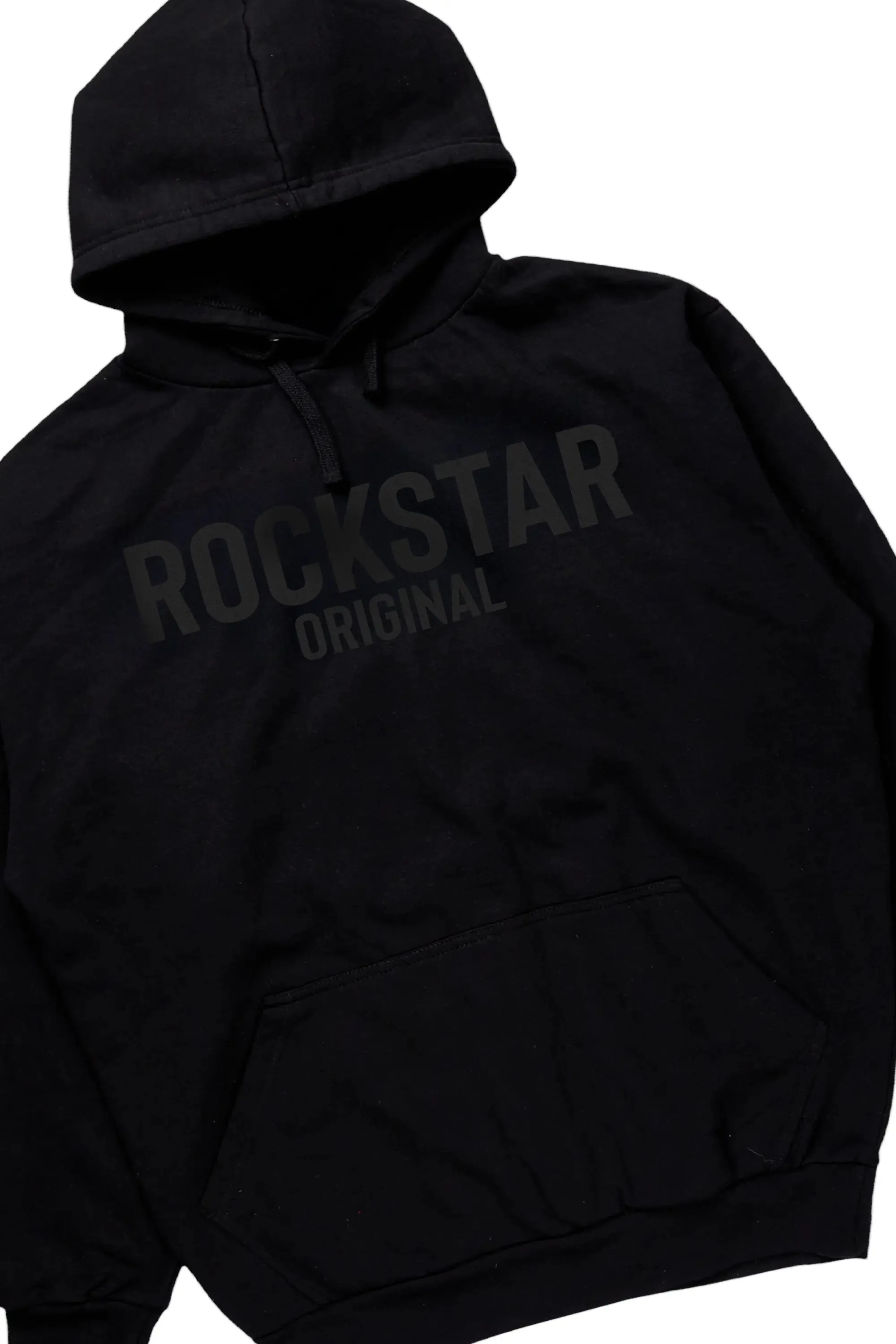 Sana Hoodie/Super Stacked Flare PU Jean Bundle sold by Rockstar Original product image thumbnail 2