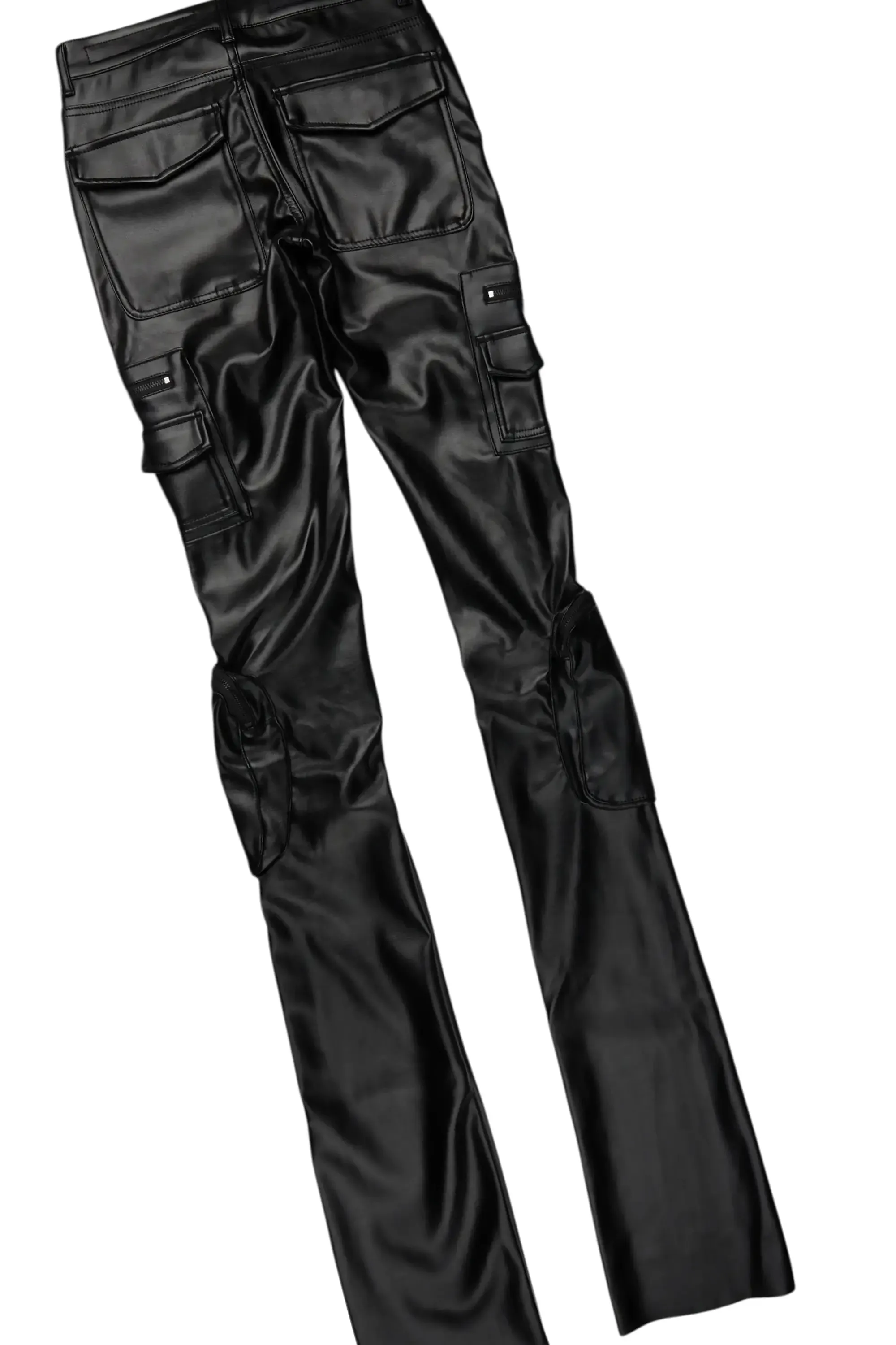 Sana Hoodie/Super Stacked Flare PU Jean Bundle sold by Rockstar Original product image thumbnail 4