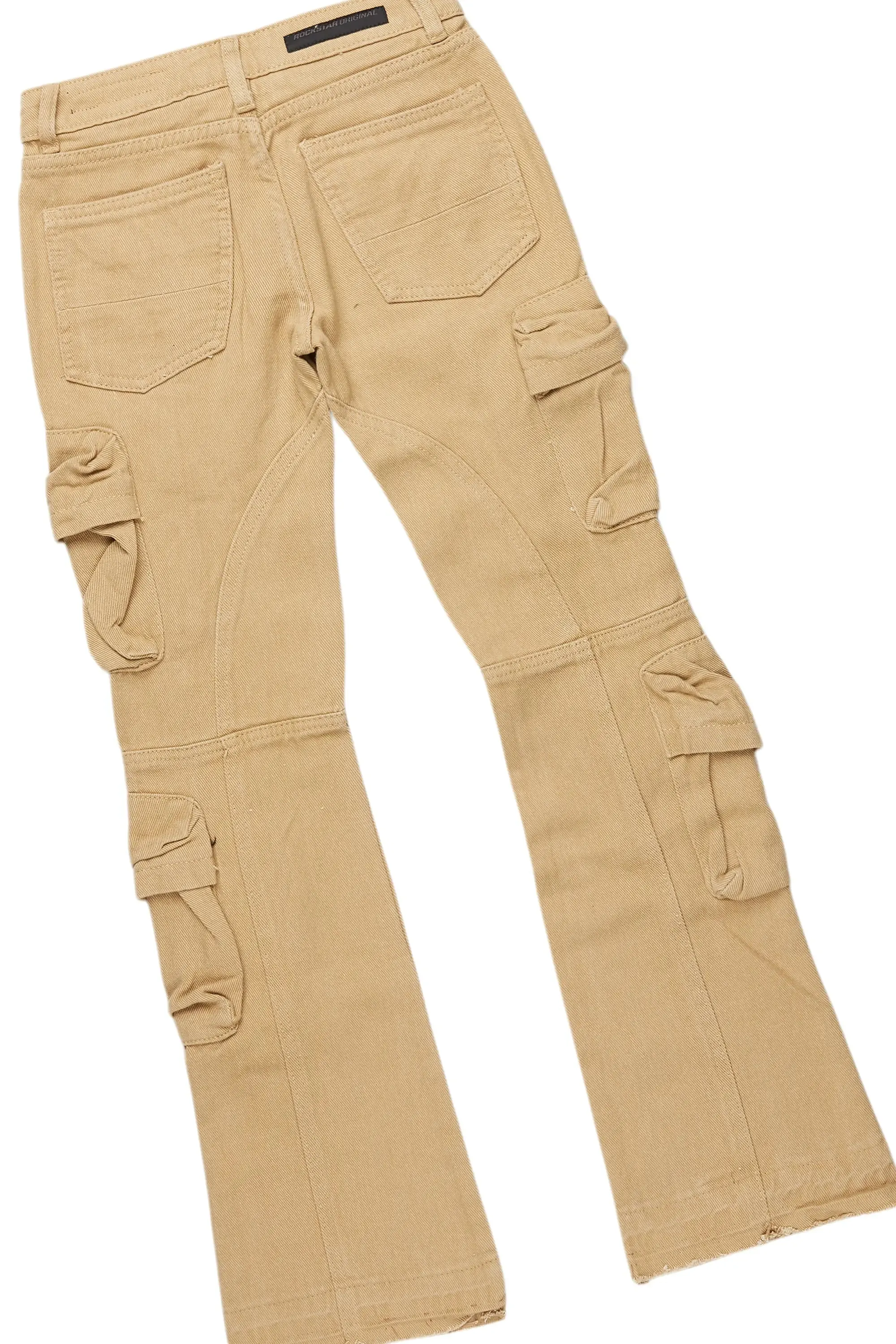 Boys Thierry White T-Shirt/Stacked Flare Jean Set sold by Rockstar Original product image thumbnail 4