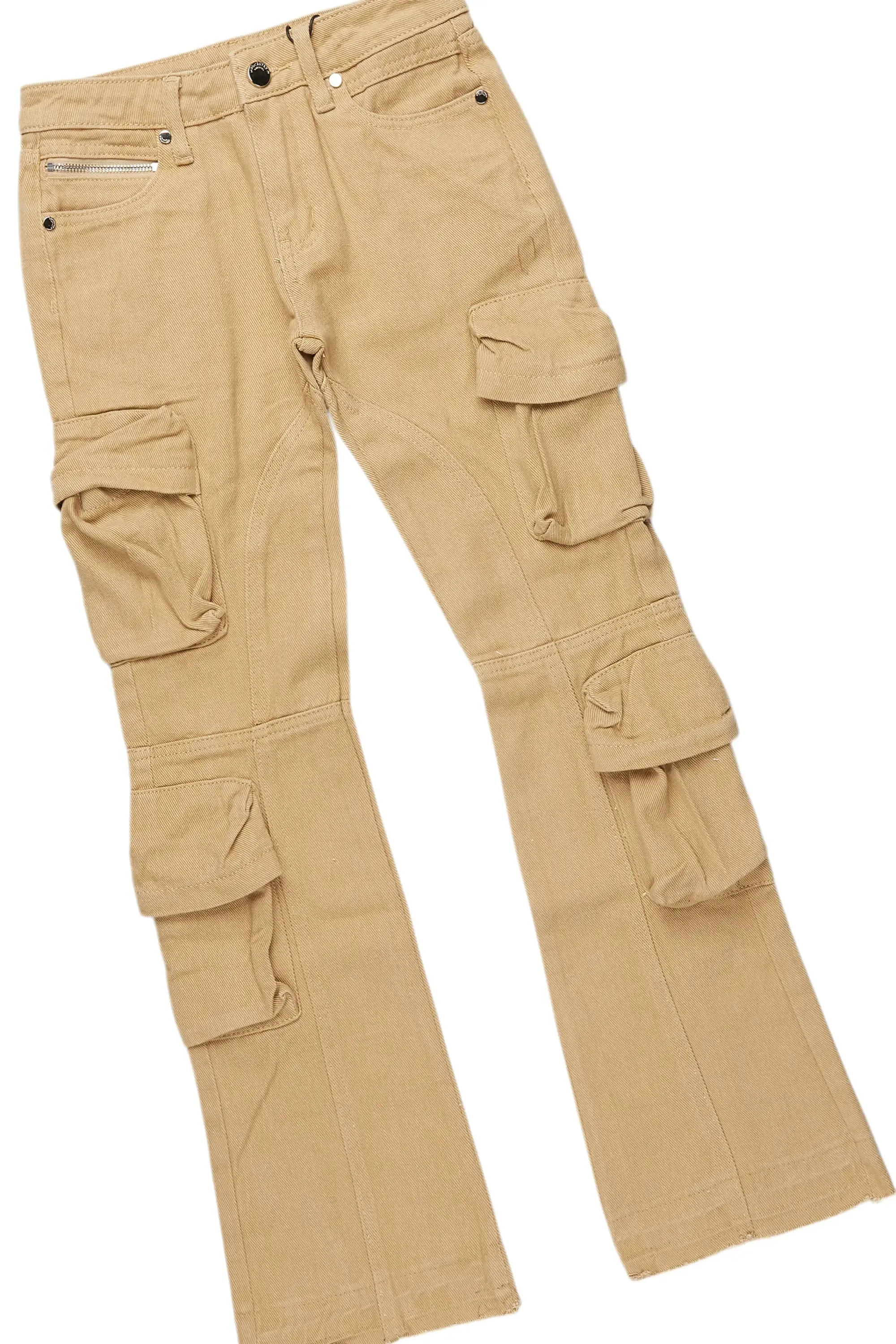 Boys Thierry White T-Shirt/Stacked Flare Jean Set sold by Rockstar Original product image thumbnail 3