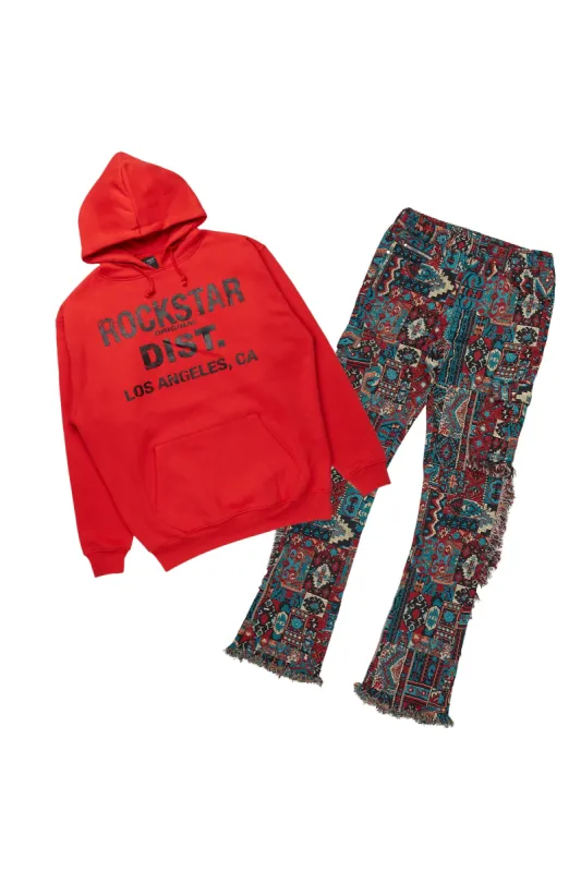 Lake Red Hoodie/Tapestry Jean Bundle sold by Rockstar Original