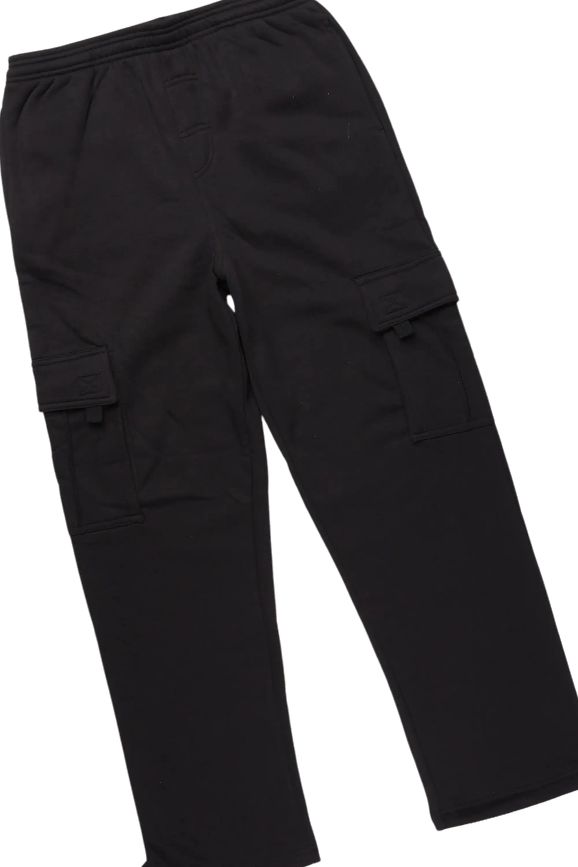 Basic Black Hoodie/Cargo Sweat Pant Set sold by Rockstar Original product image thumbnail 3