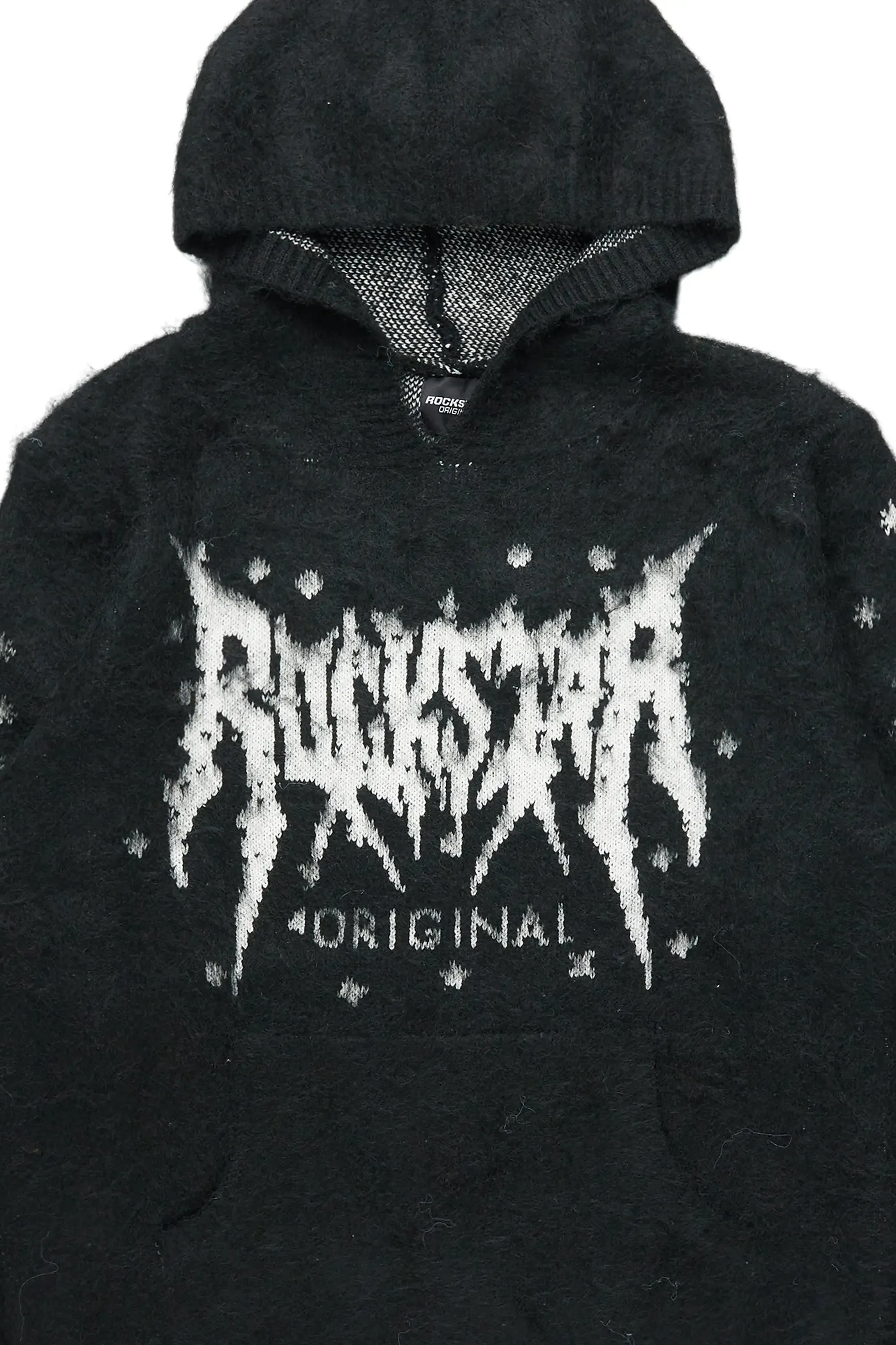 Evelyn Black Graphic Mohair Hoodie sold by Rockstar Original product image thumbnail 2