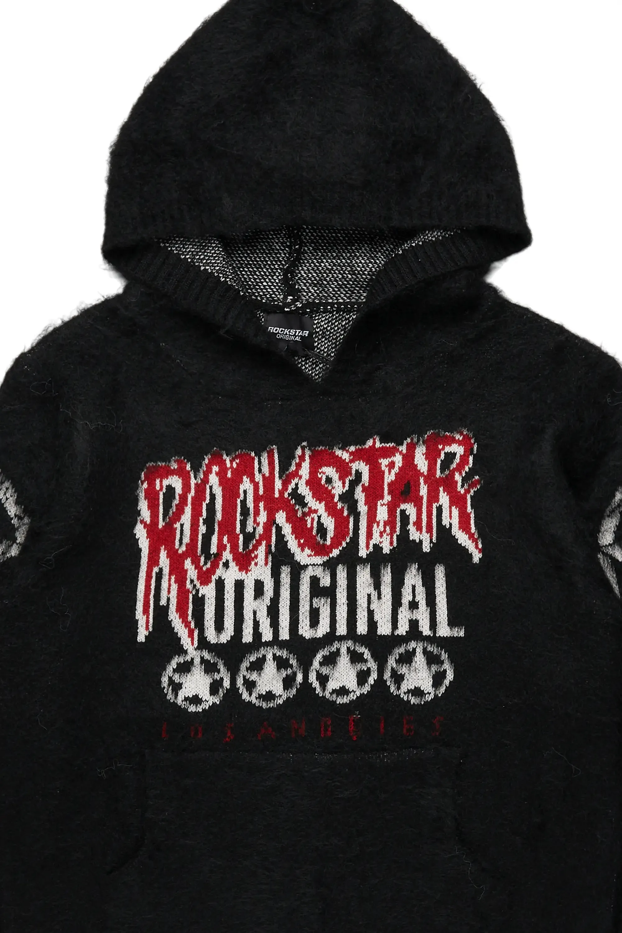 Diandra Black Mohair Hoodie sold by Rockstar Original product image thumbnail 2