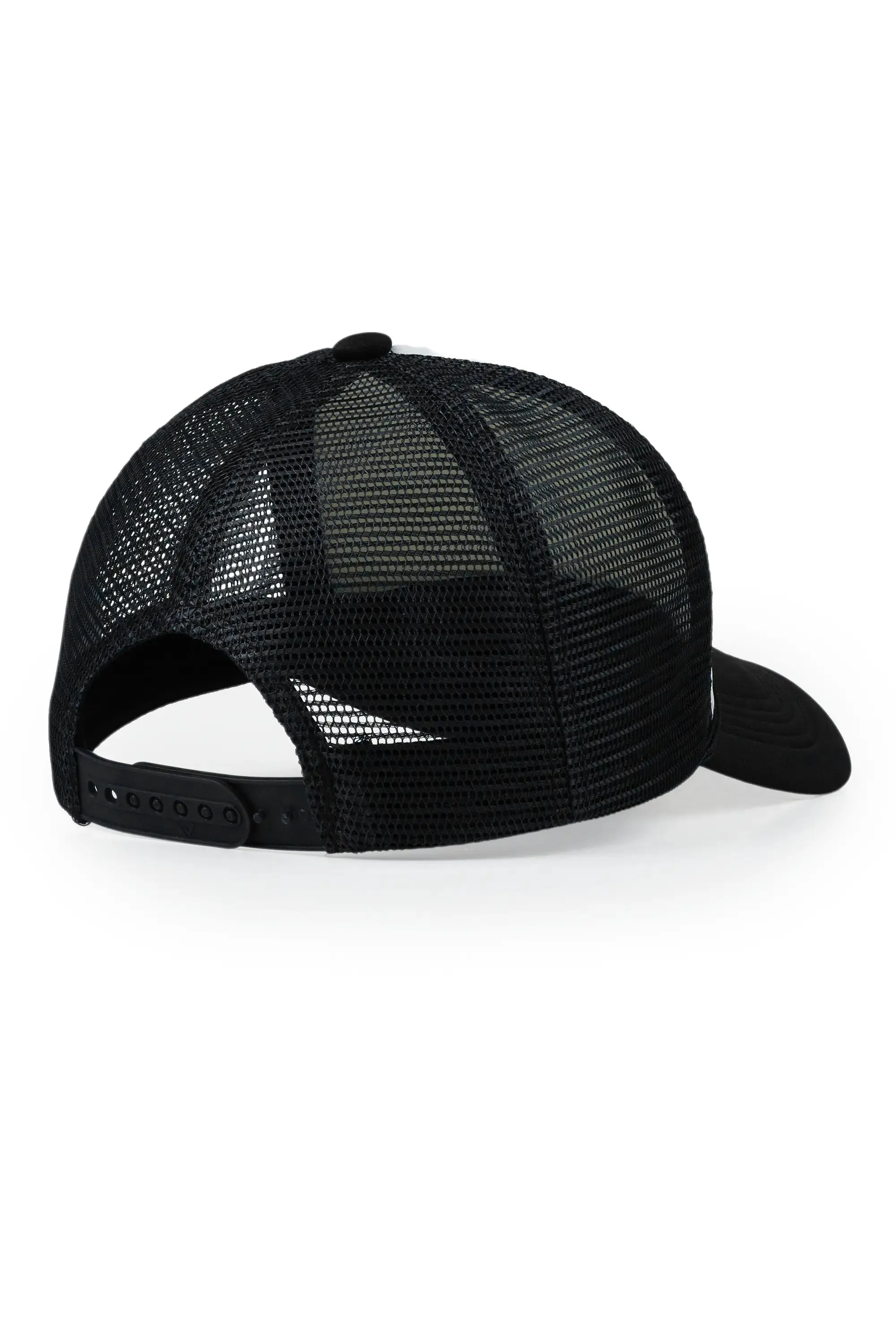 Womens Black/White Basic Trucker Hat sold by Rockstar Original product image thumbnail 3
