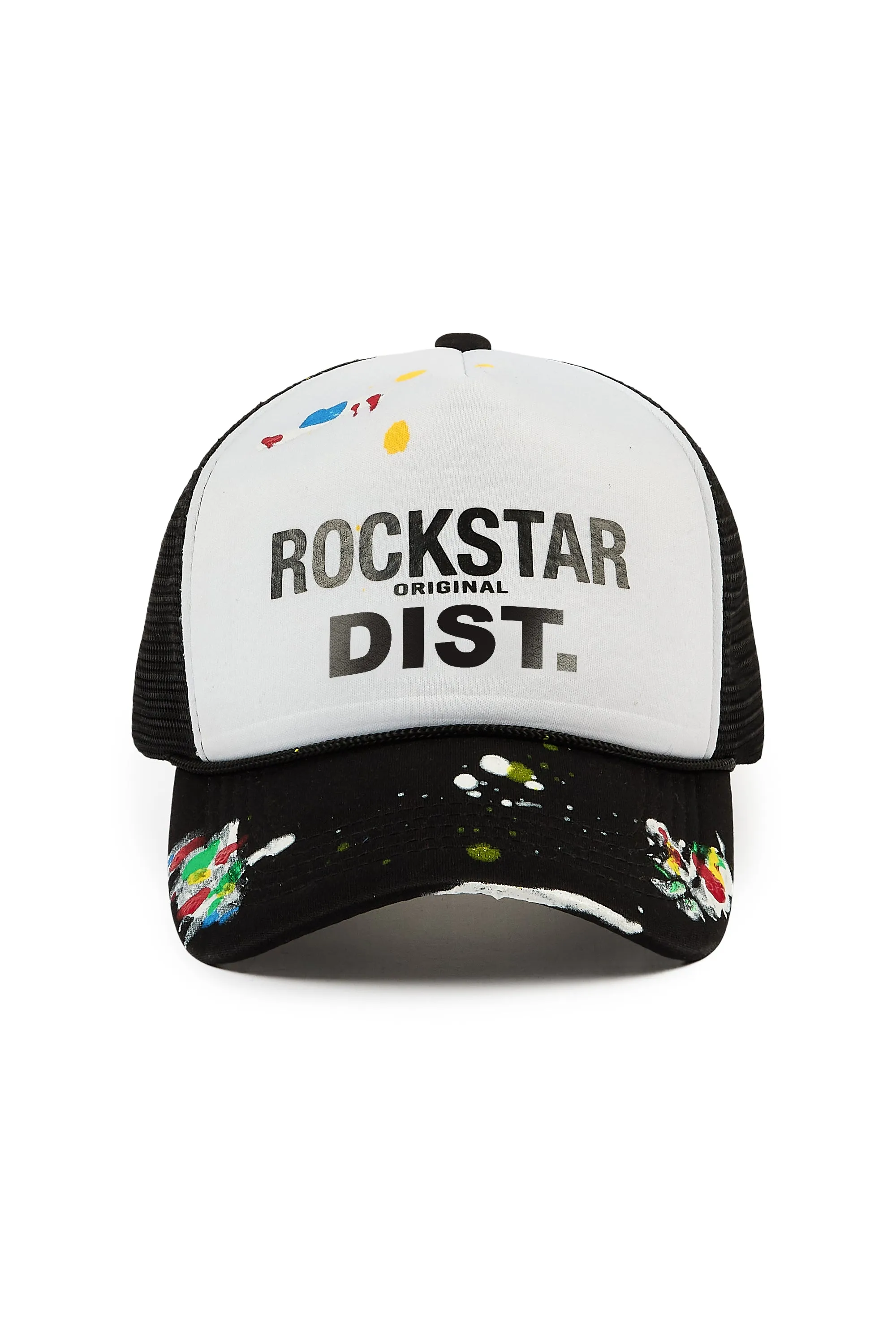 Good Side Only White/Black Trucker Hat sold by Rockstar Original