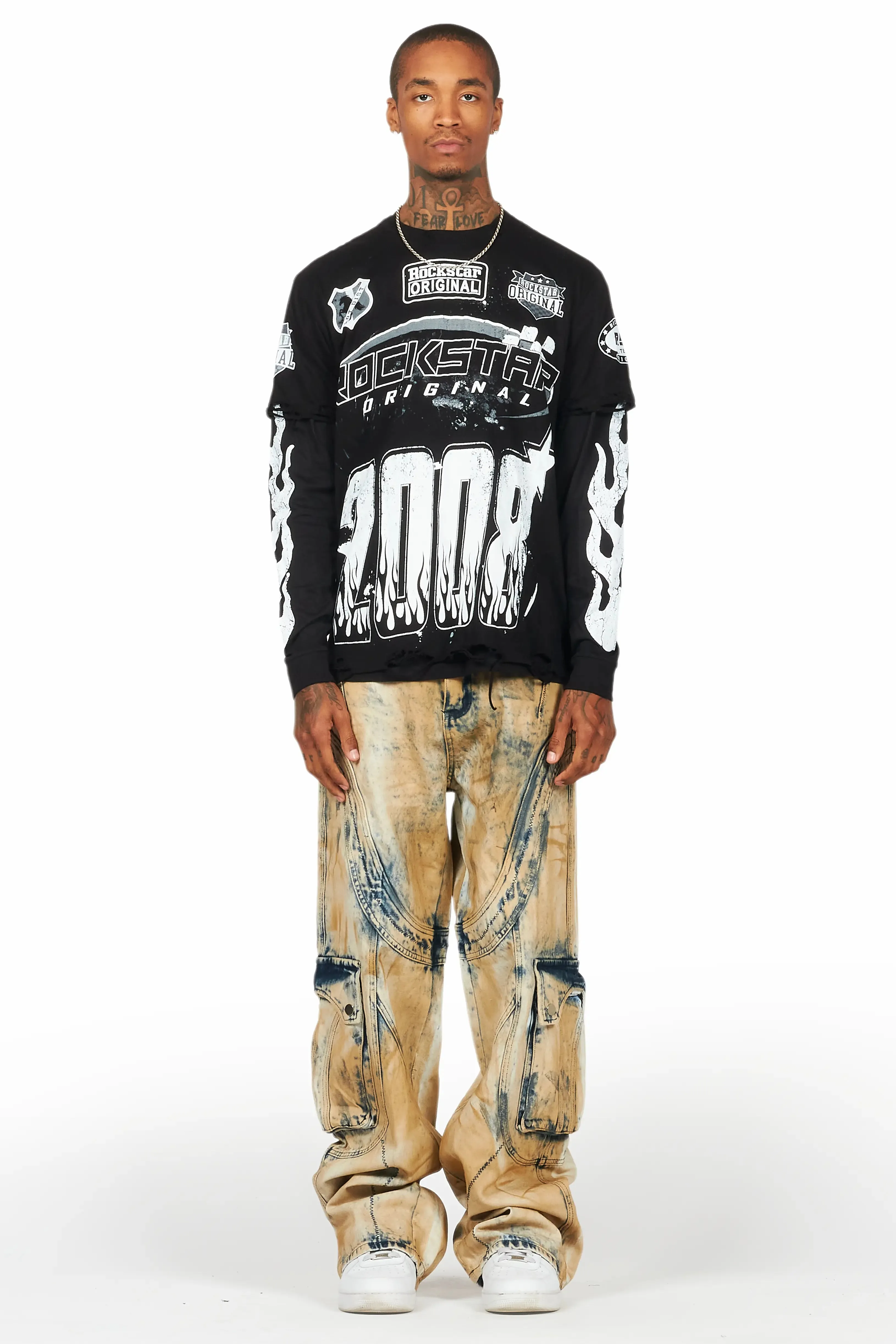 Denmot Blue Baggy Fit Jean sold by Rockstar Original product image thumbnail 3