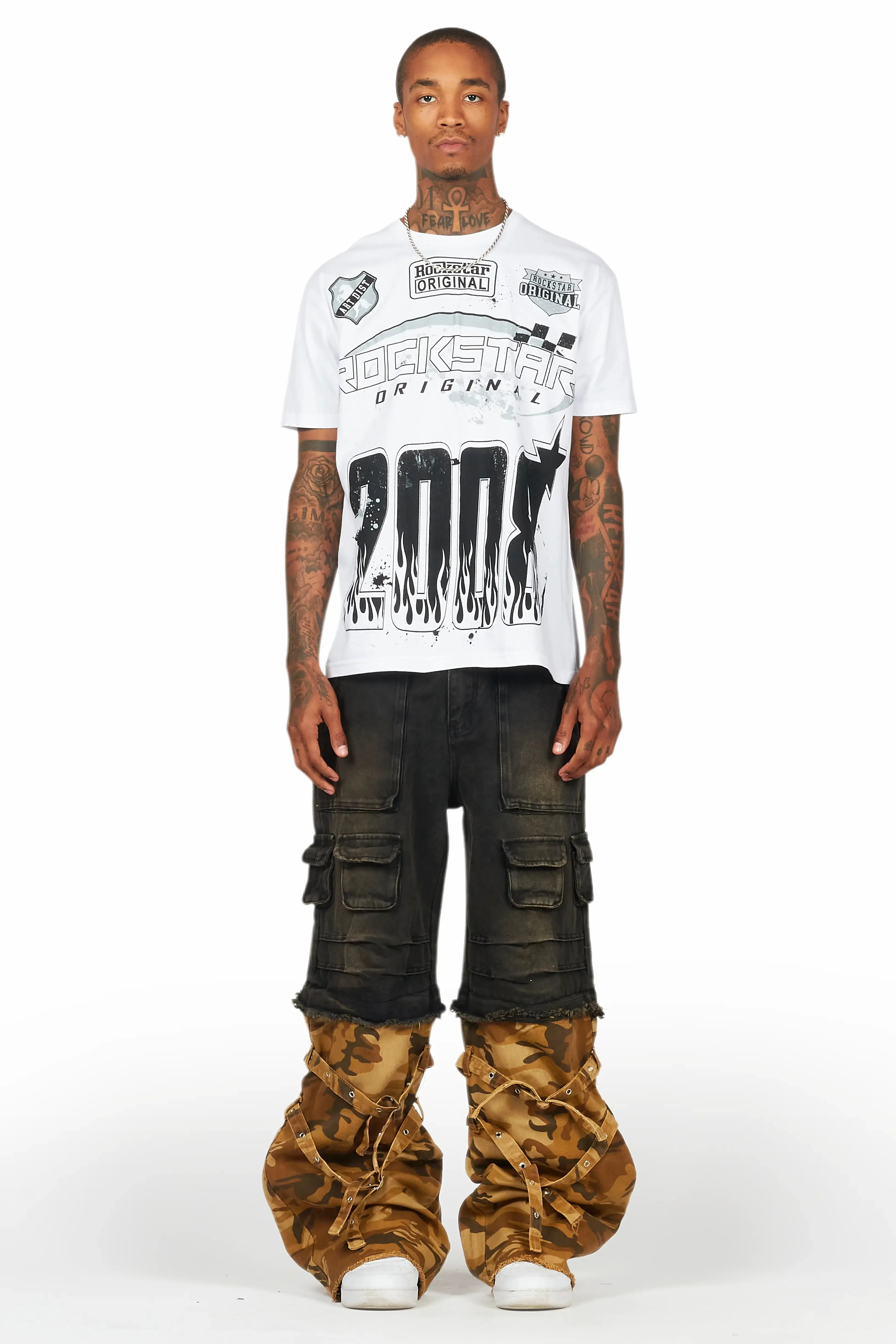 Exxus Dark Grey Baggy Fit Jean sold by Rockstar Original product image thumbnail 3