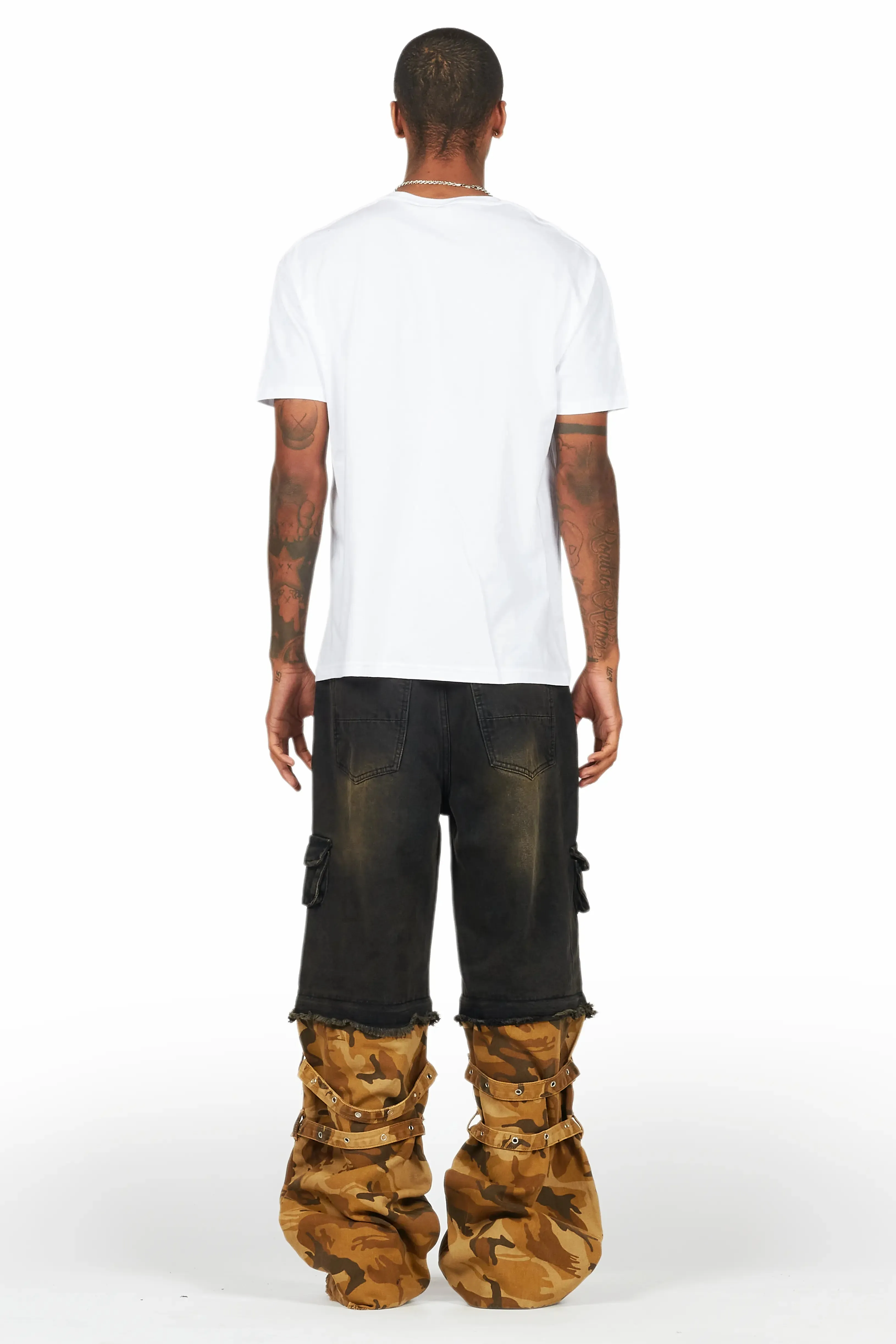 Exxus Dark Grey Baggy Fit Jean sold by Rockstar Original product image thumbnail 5