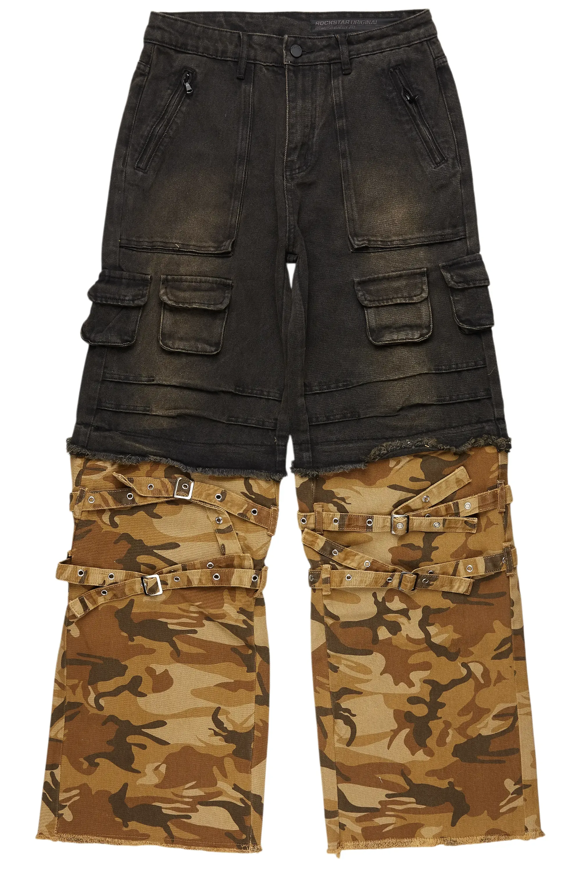 Exxus Dark Grey Baggy Fit Jean sold by Rockstar Original product image thumbnail 2