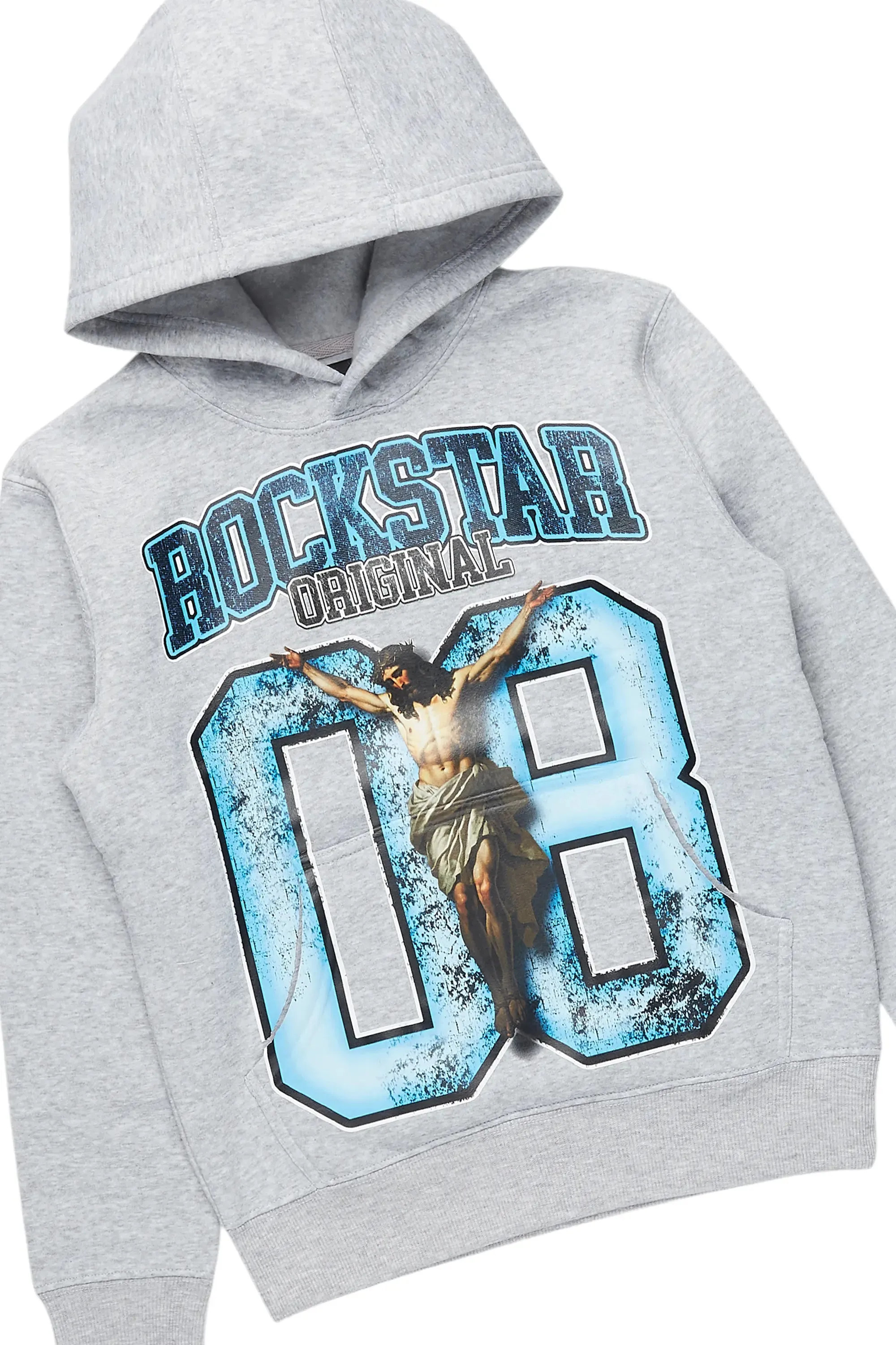 Boys Fields Grey/Black Hoodie/Stacked Flare Jean Set sold by Rockstar Original product image thumbnail 2