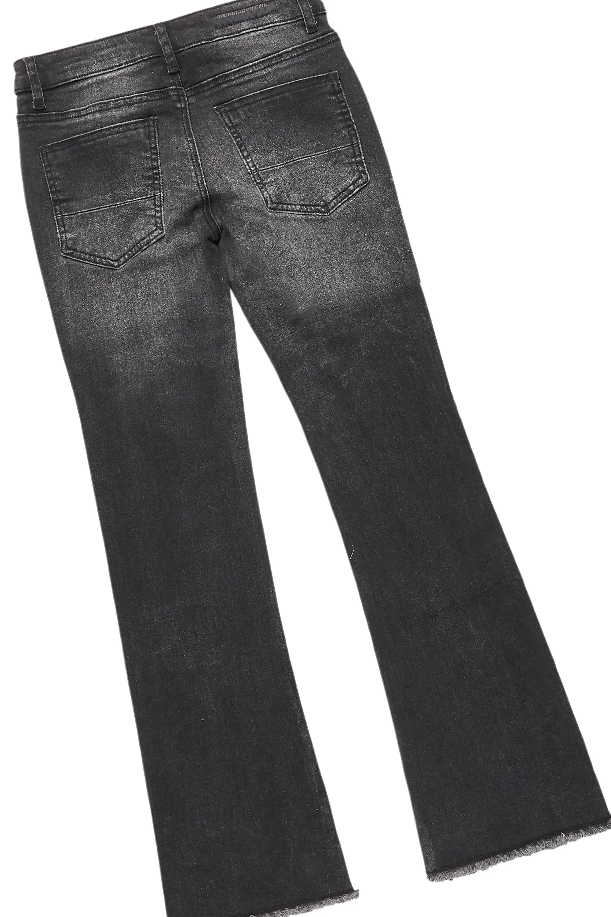 Boys Fields Grey/Black Hoodie/Stacked Flare Jean Set sold by Rockstar Original product image thumbnail 4