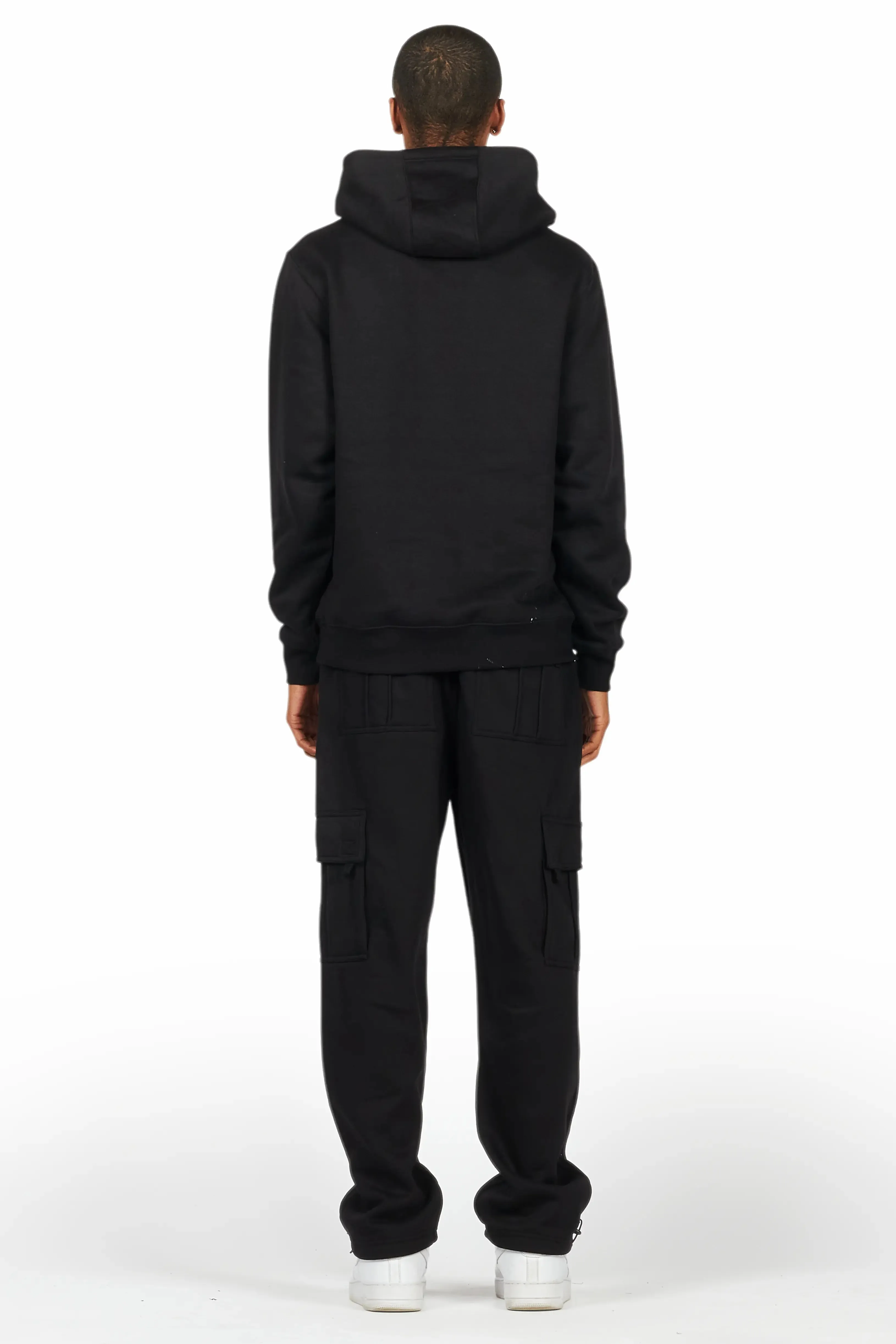 Raffer Black Hoodie/Cargo Sweat Pant Set sold by Rockstar Original product image thumbnail 4