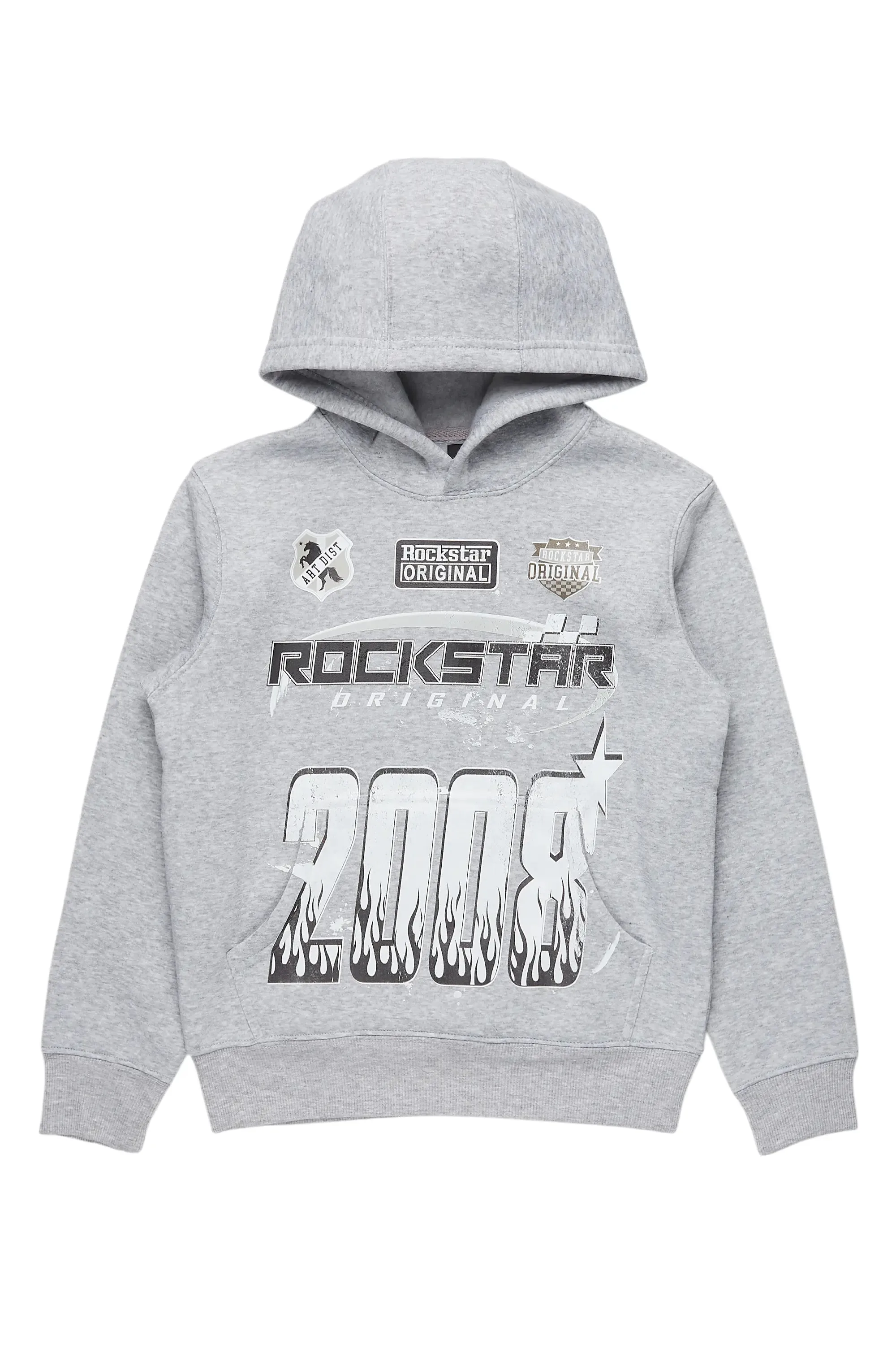 Boys Amos Grey Graphic Hoodie sold by Rockstar Original