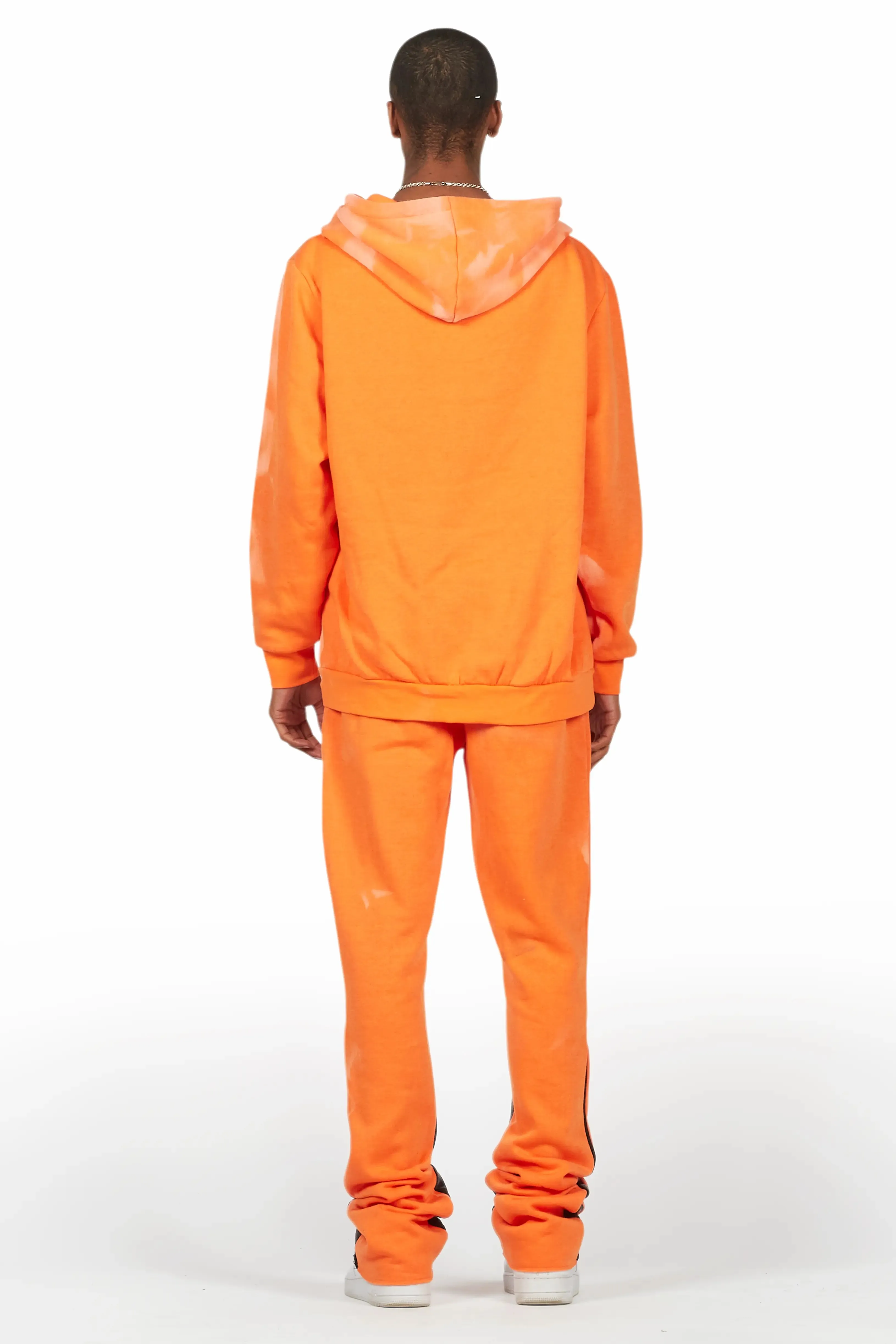 Nelly Orange Hoodie Stacked Flare Track Set sold by Rockstar Original product image thumbnail 4