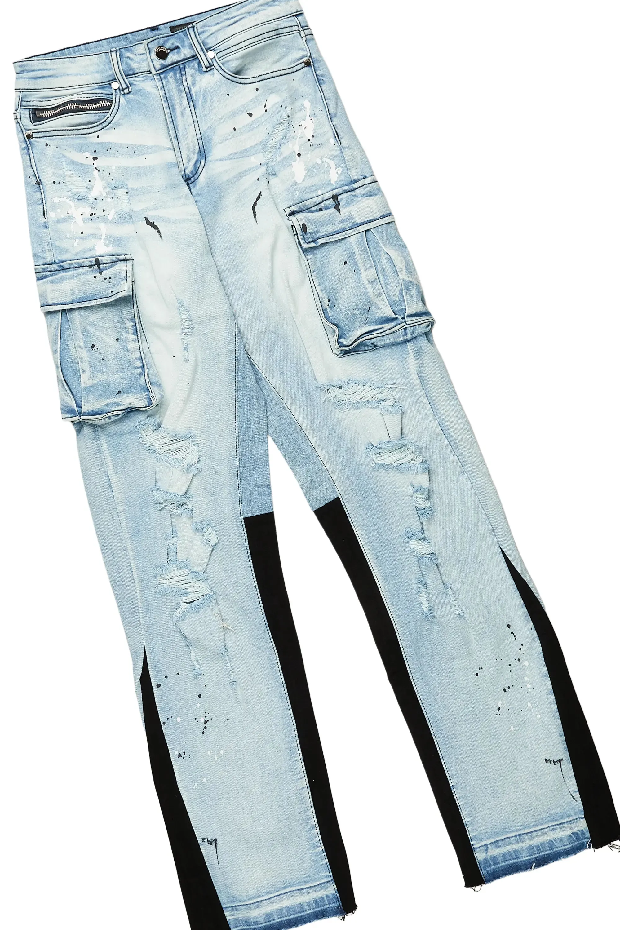 Bubble Royal Blue Hoodie/Baggy Fit Jean Bundle sold by Rockstar Original product image thumbnail 4
