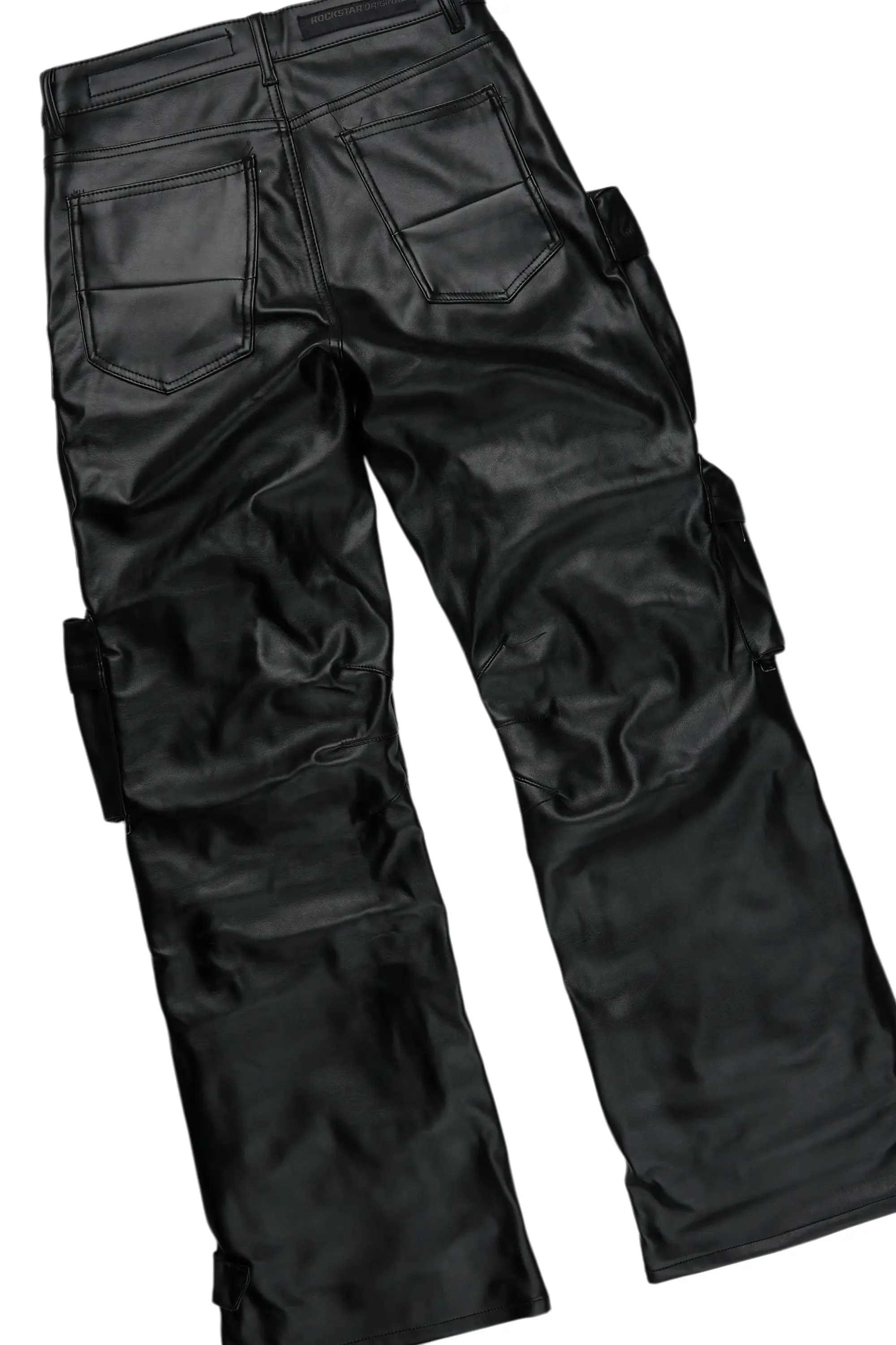 Sana Black Hoodie/Baggy Fit PU Jean Bundle sold by Rockstar Original product image thumbnail 4