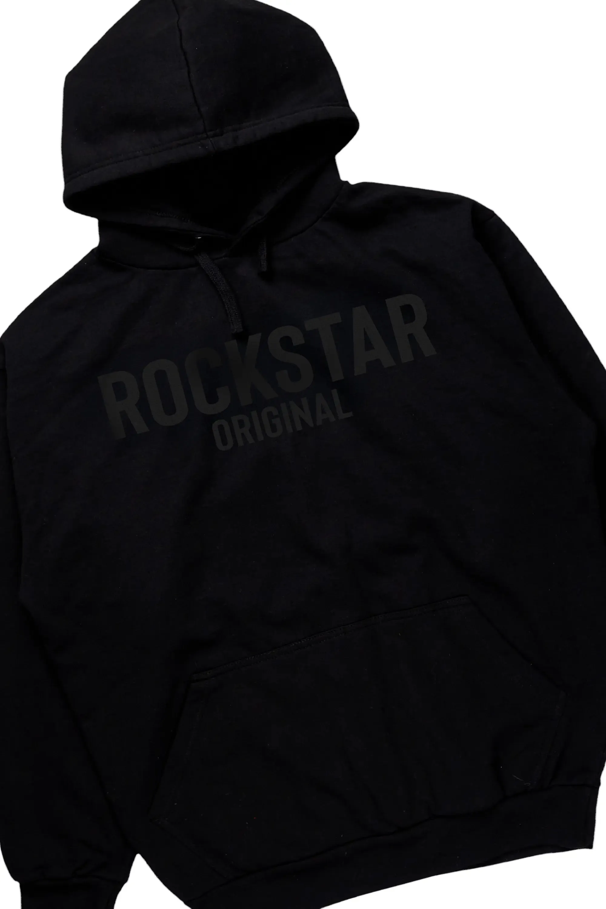 Sana Black Hoodie/Baggy Fit PU Jean Bundle sold by Rockstar Original product image thumbnail 2