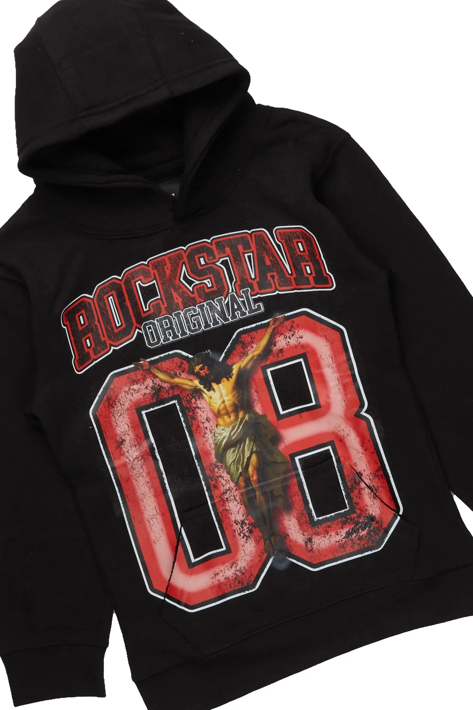 Boys Kiley Black Hoodie/Stacked Flare Jean Set sold by Rockstar Original product image thumbnail 2
