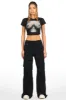 Myesha Black Baggy Cargo Jean sold by Rockstar Original