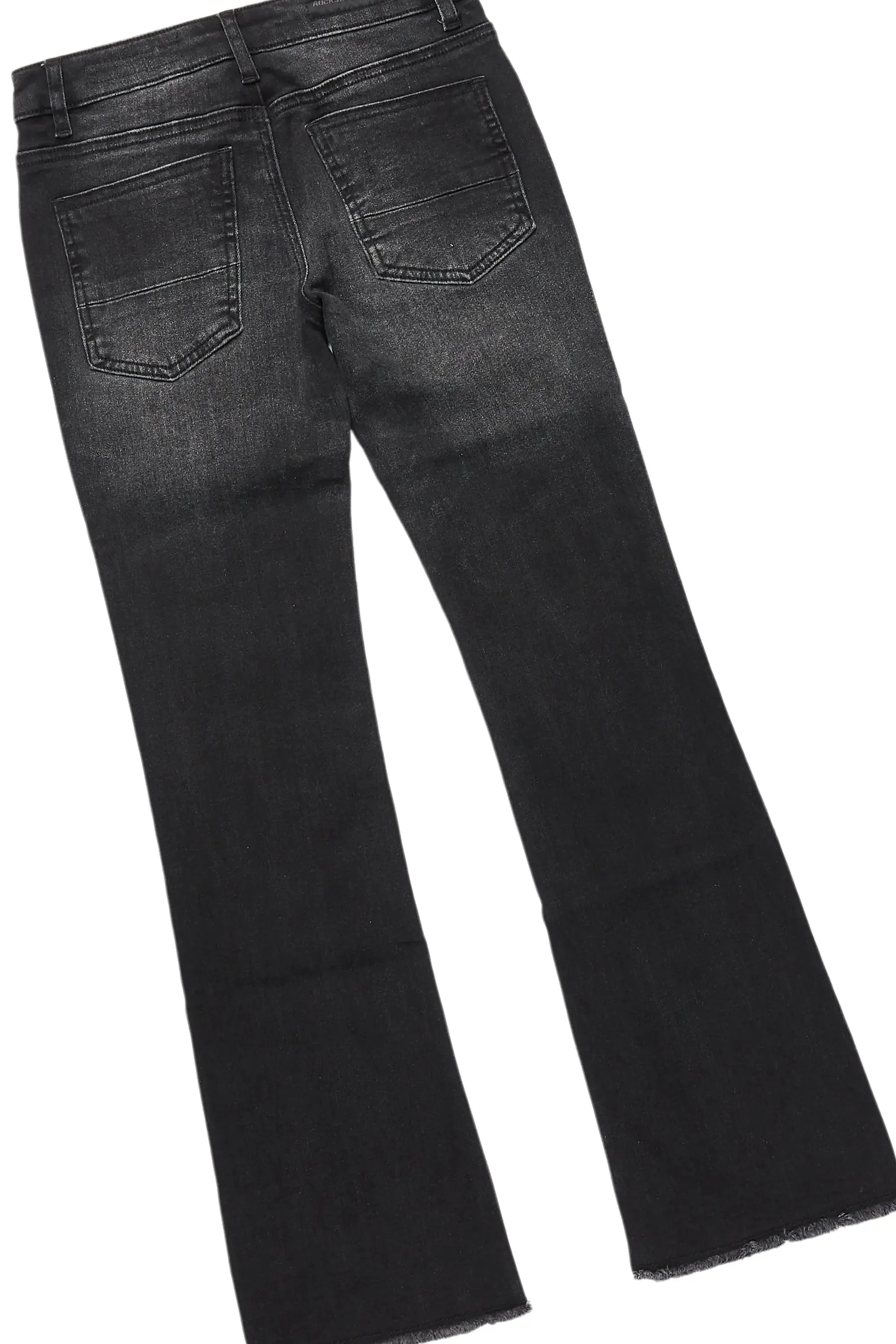 Boys Fields Black/Black Hoodie/Stacked Flare Jean Set sold by Rockstar Original product image thumbnail 4