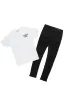 Lake White/Black T-Shirt & Waylon Frayed Slim Jean Bundle sold by Rockstar Original